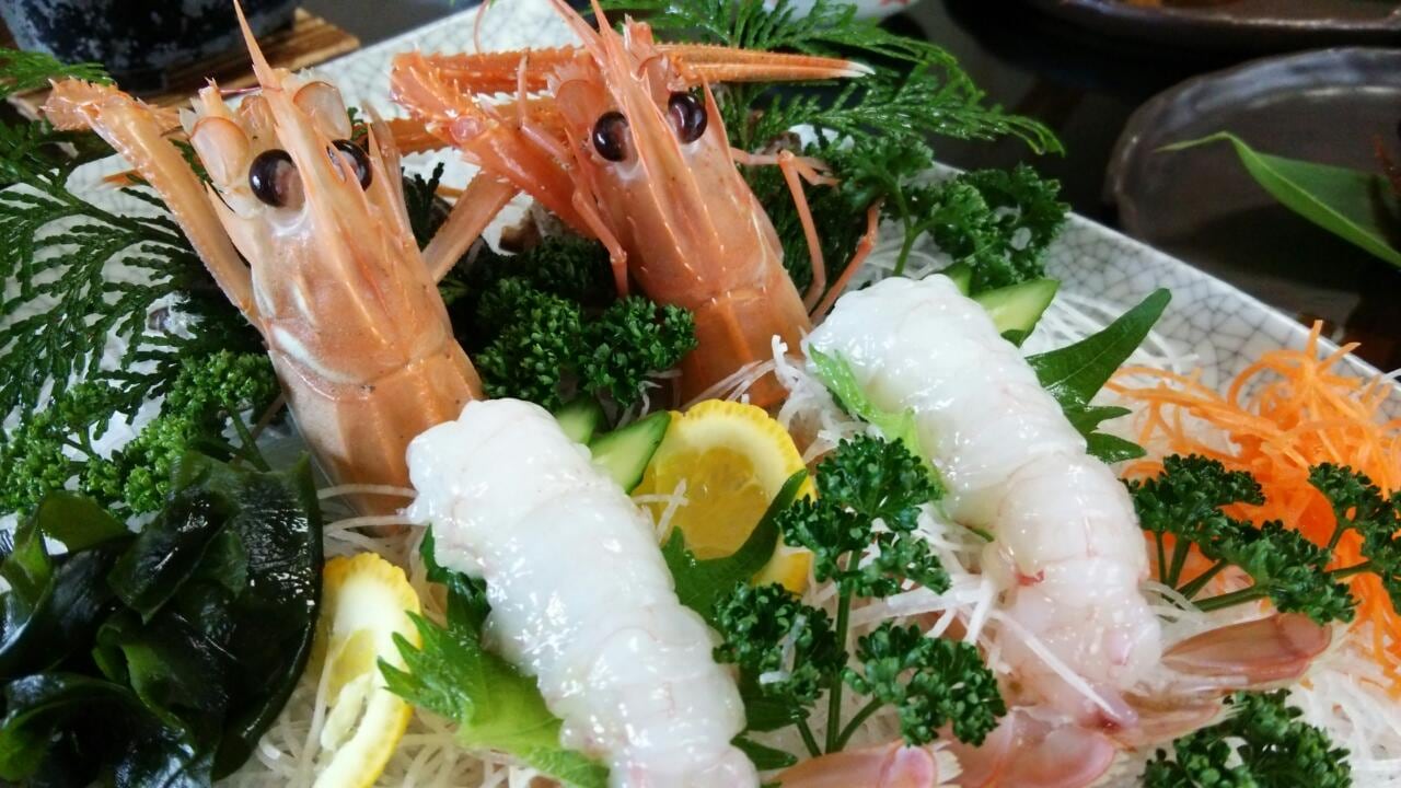 戸田深海蝦刺身