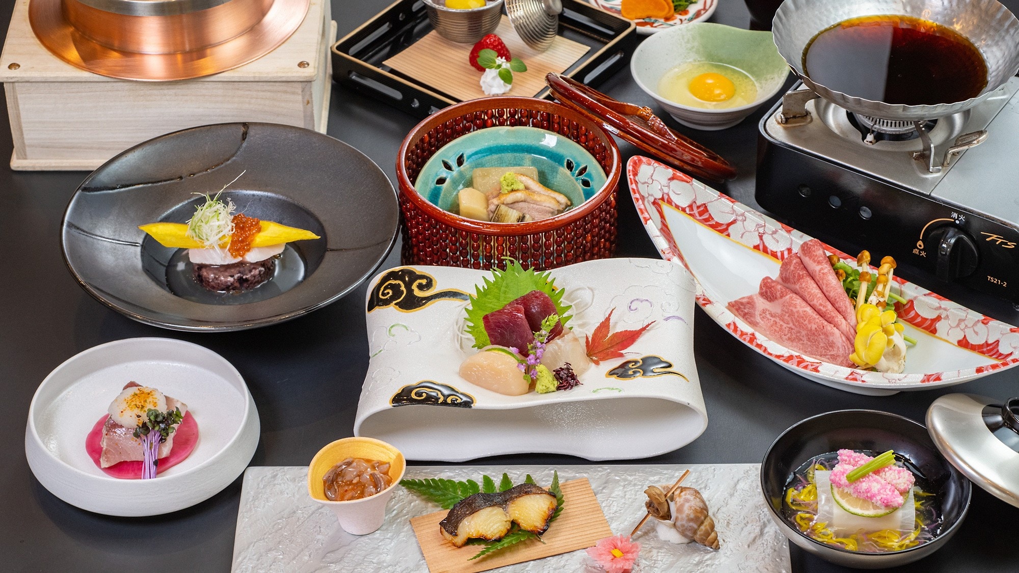 Masakan Musim Dingin Ishinoya Kaiseki *Gambar untuk tujuan ilustrasi