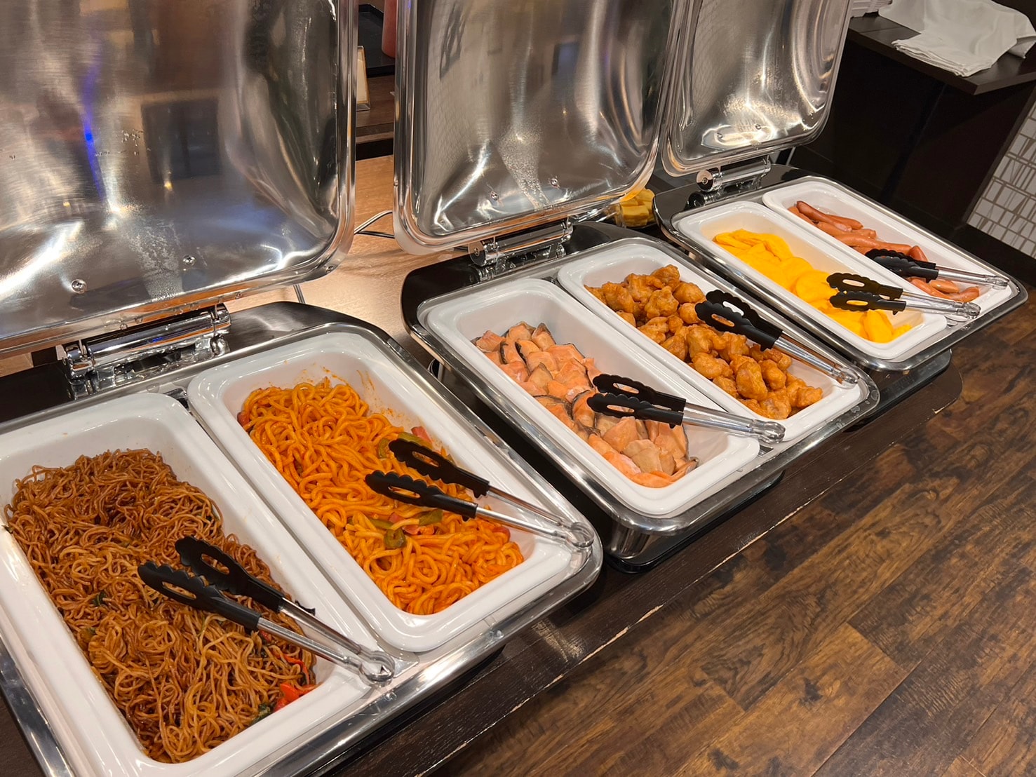 [Breakfast buffet] Example of hot menu