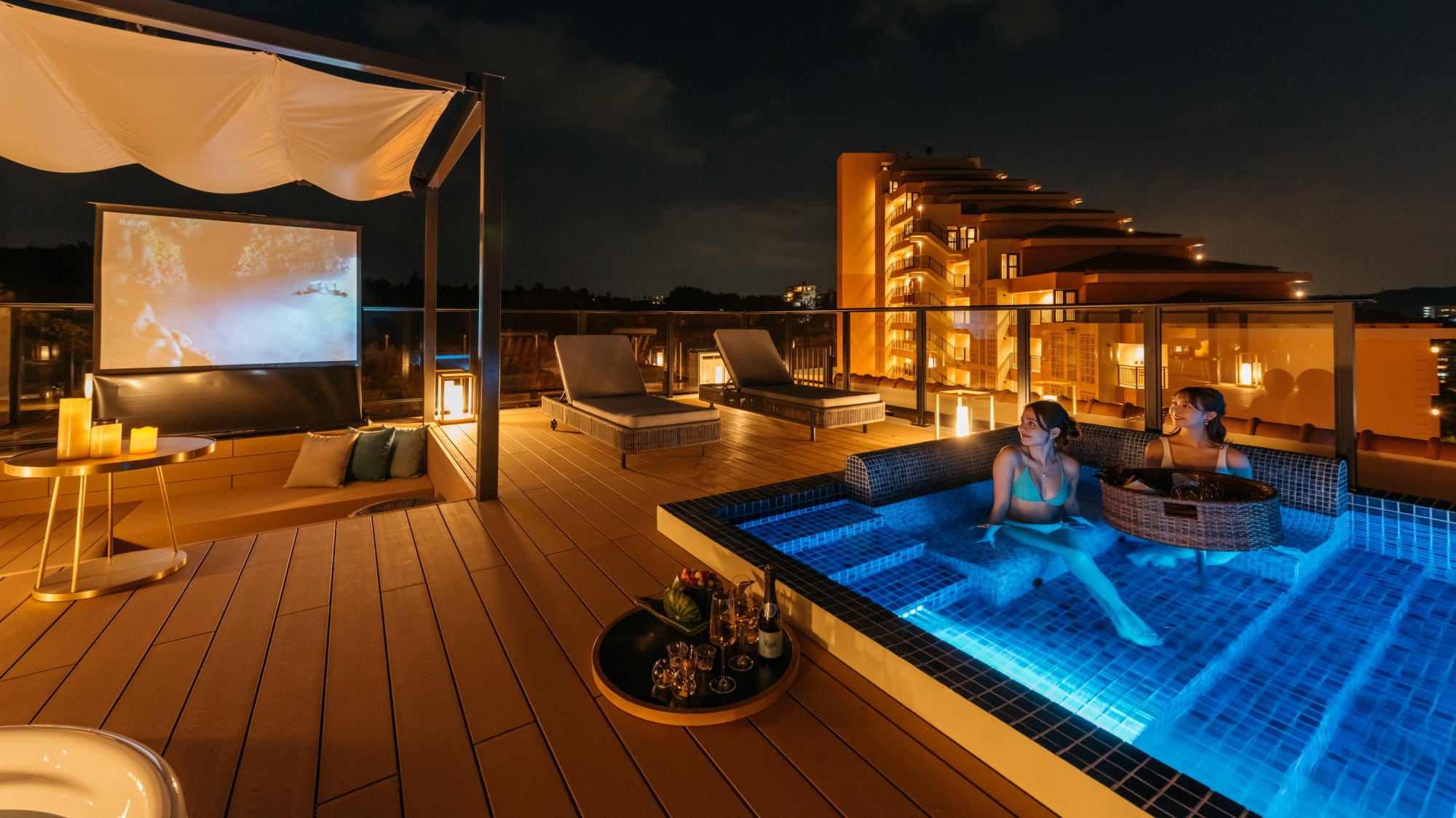 [Guest room] Terrace Pool Suite Balcony (140.3 square meters)