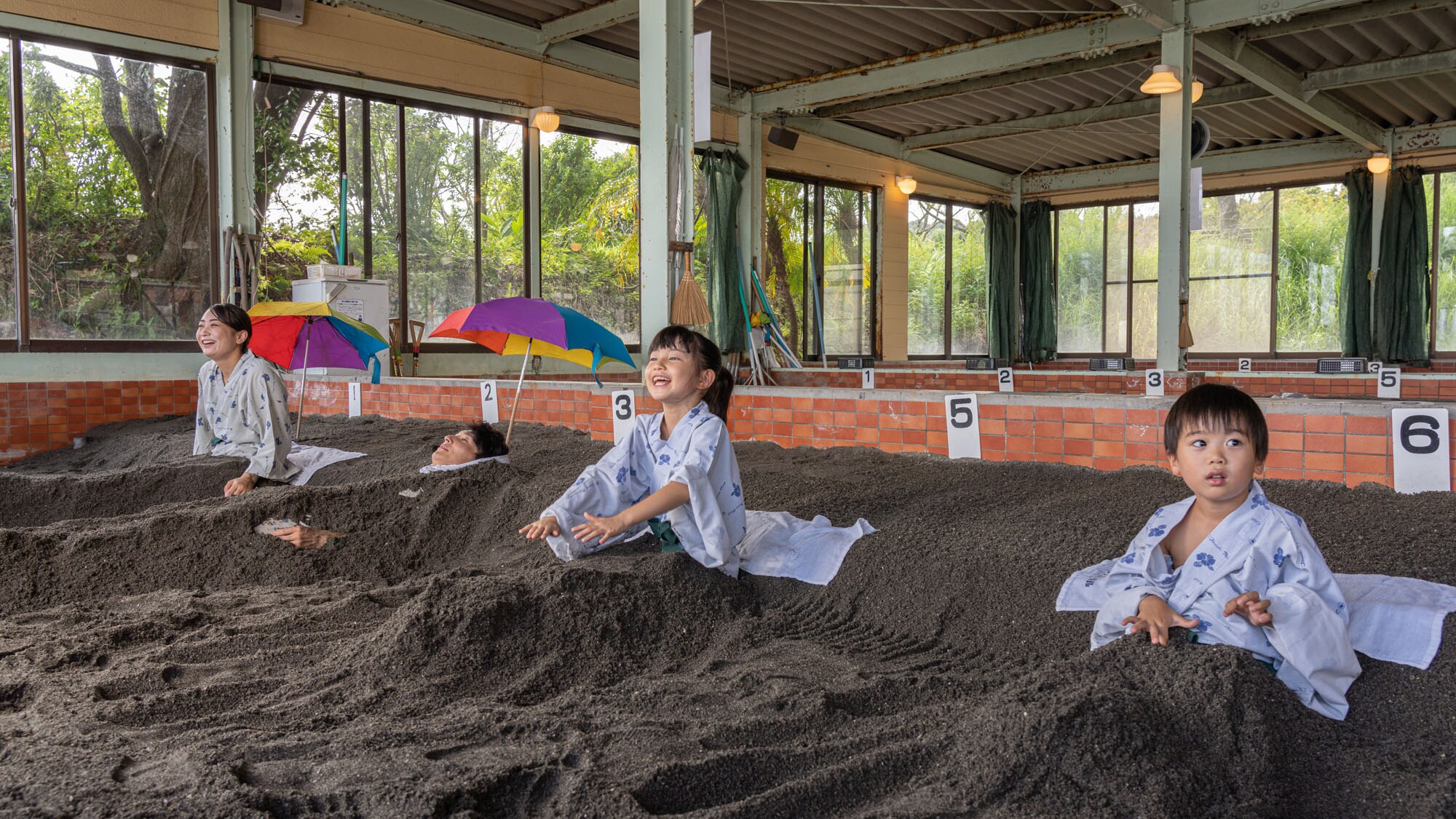 ■모래찜 온천■