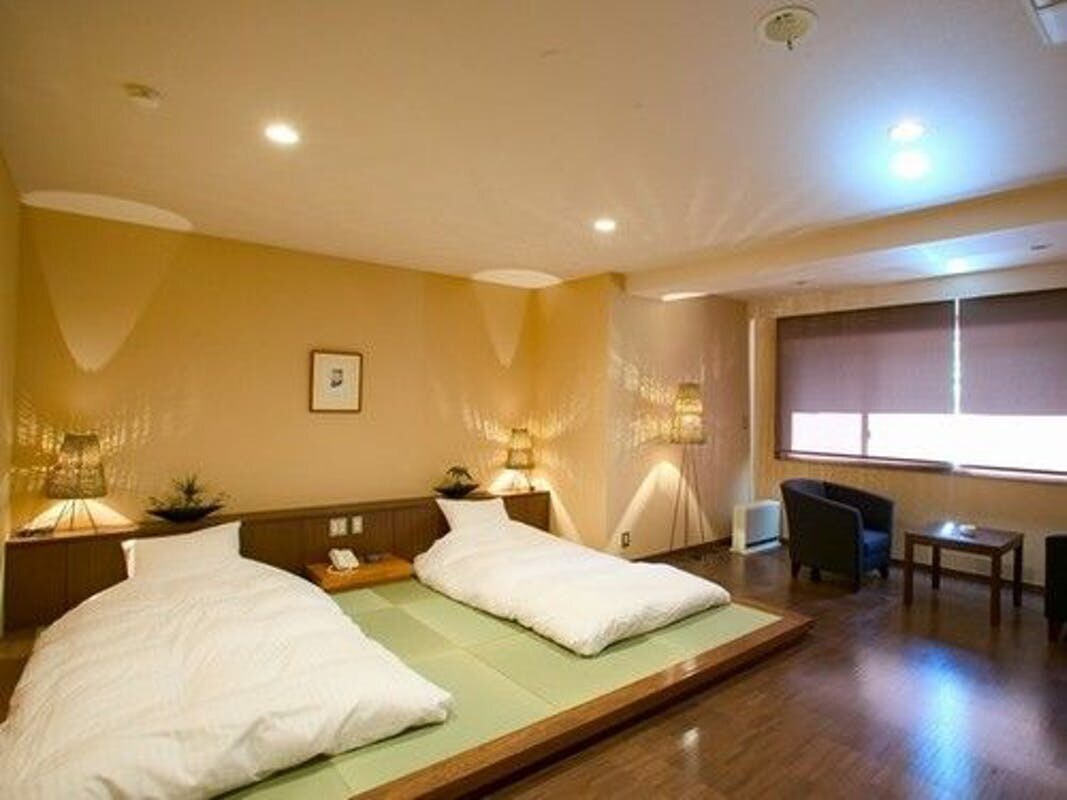 [亚洲度假风格日式和西式房间“Akane”亚洲味道的内部是舒适的氛围。产生治愈的时间