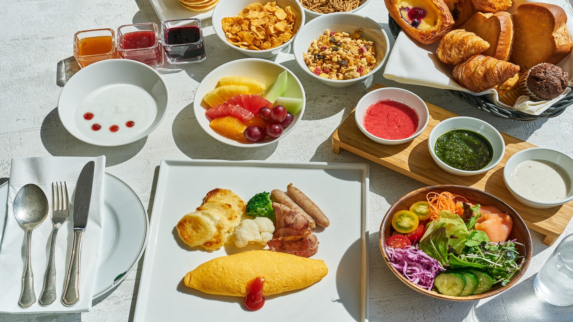 Buffet breakfast