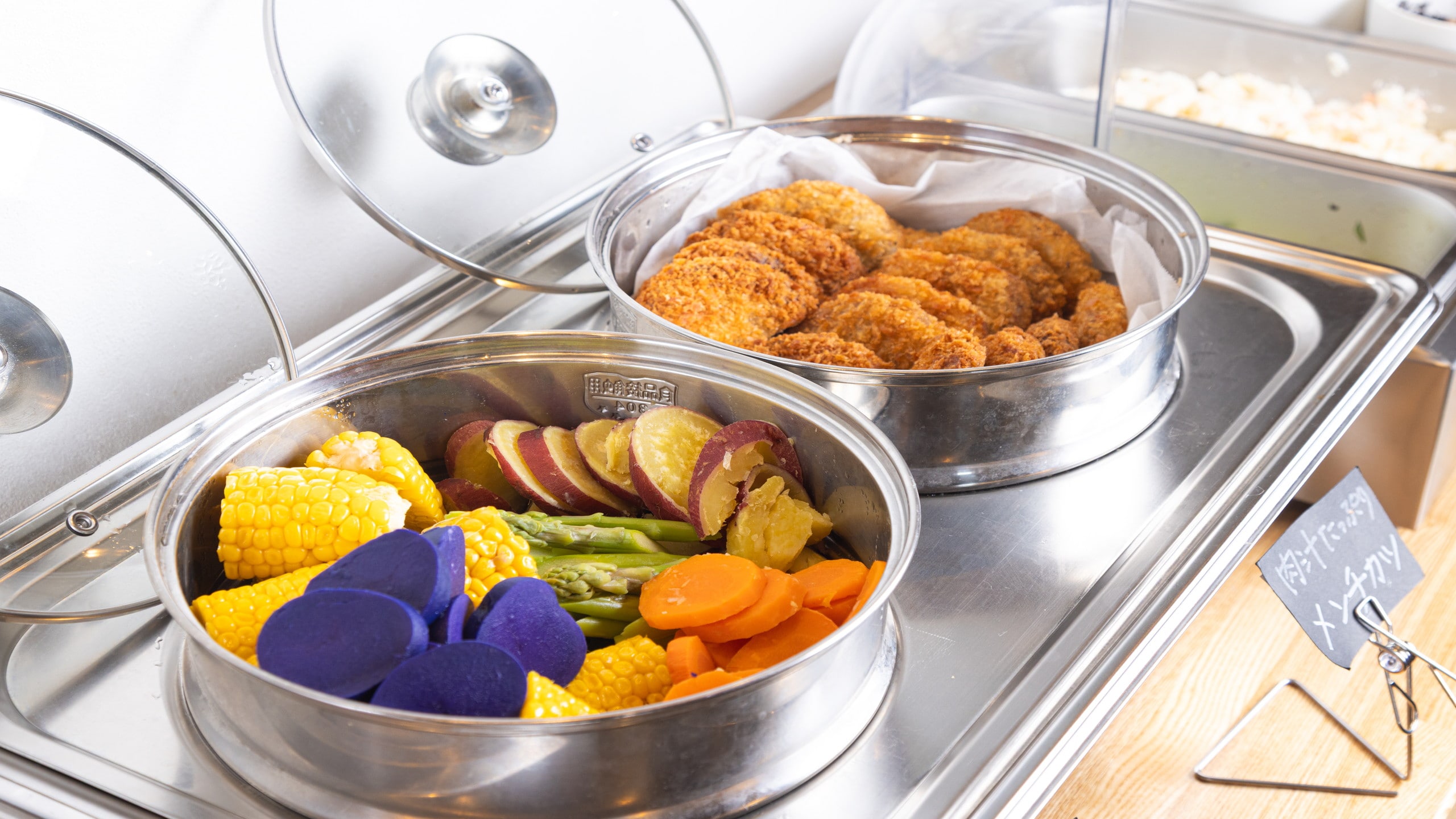Buffet table