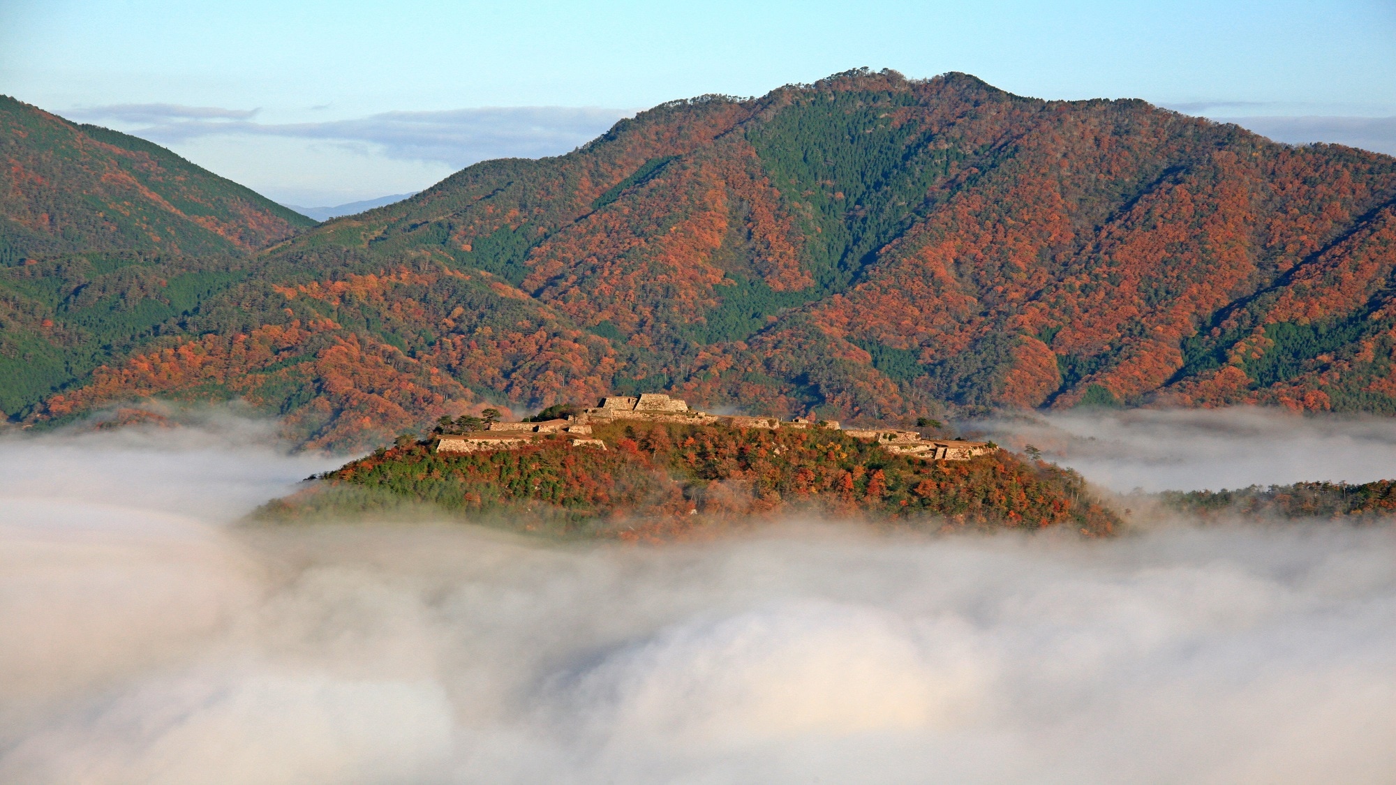 武田城紅葉遺址