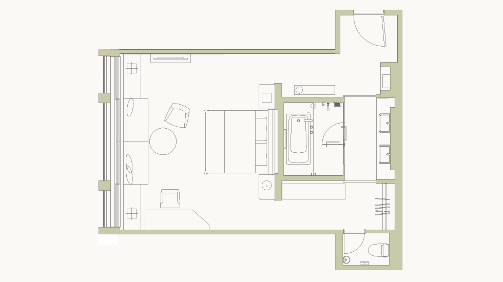 Club Premier King - Floor Plan
