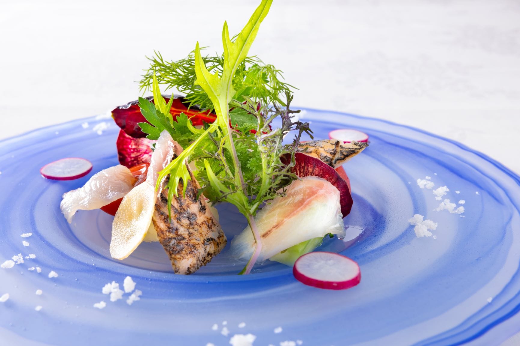 A marriage of fresh fish and vegetables