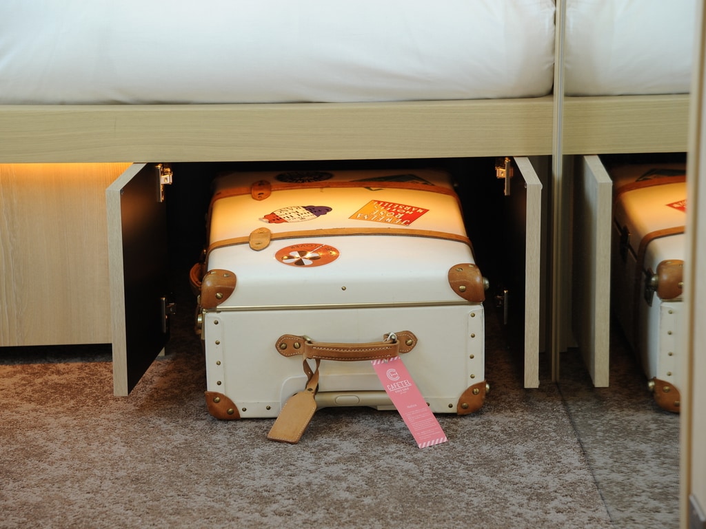 Under-bed storage space