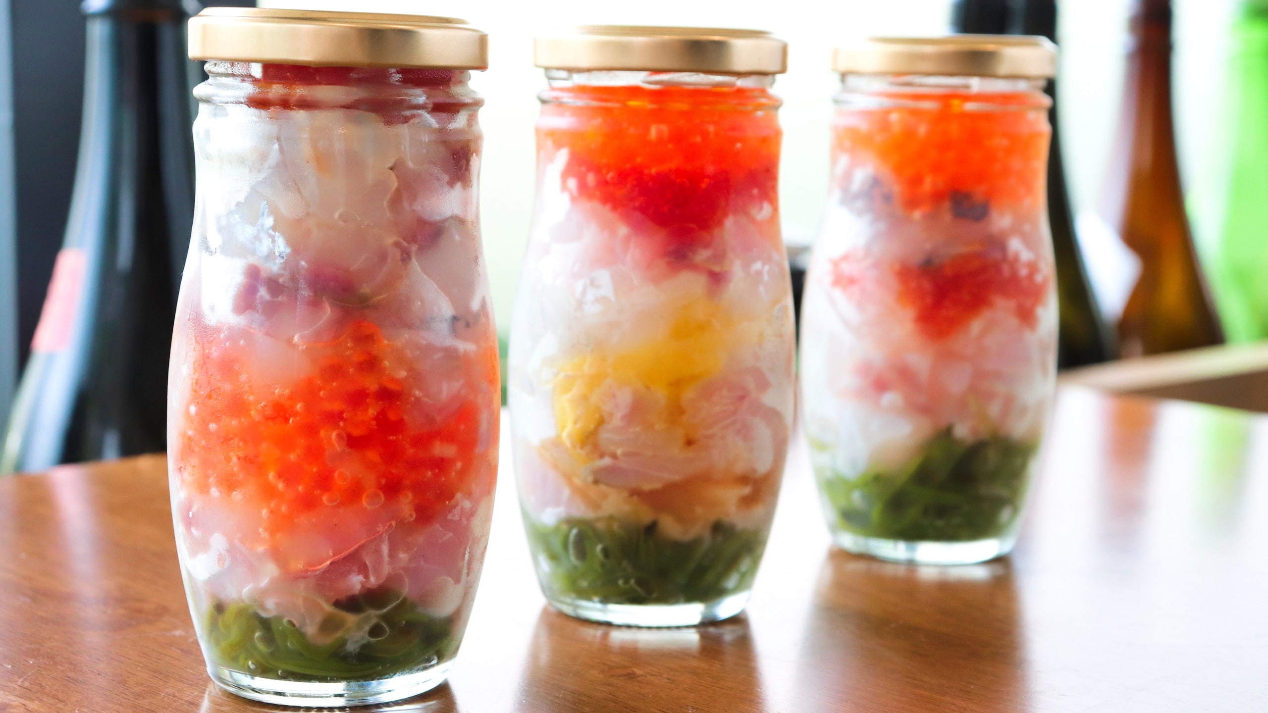 Seafood bottle bowl (plan with breakfast)