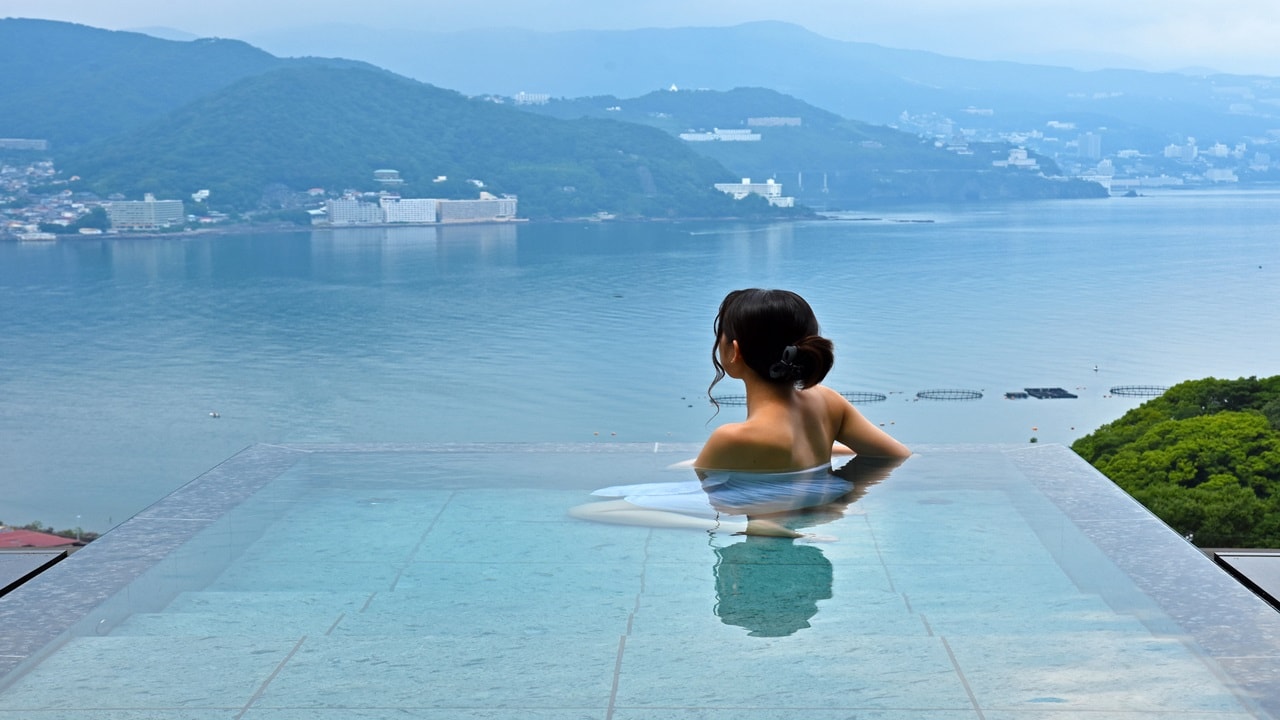 Infinity private bath (exclusive to annex) Terrace UmiKaze