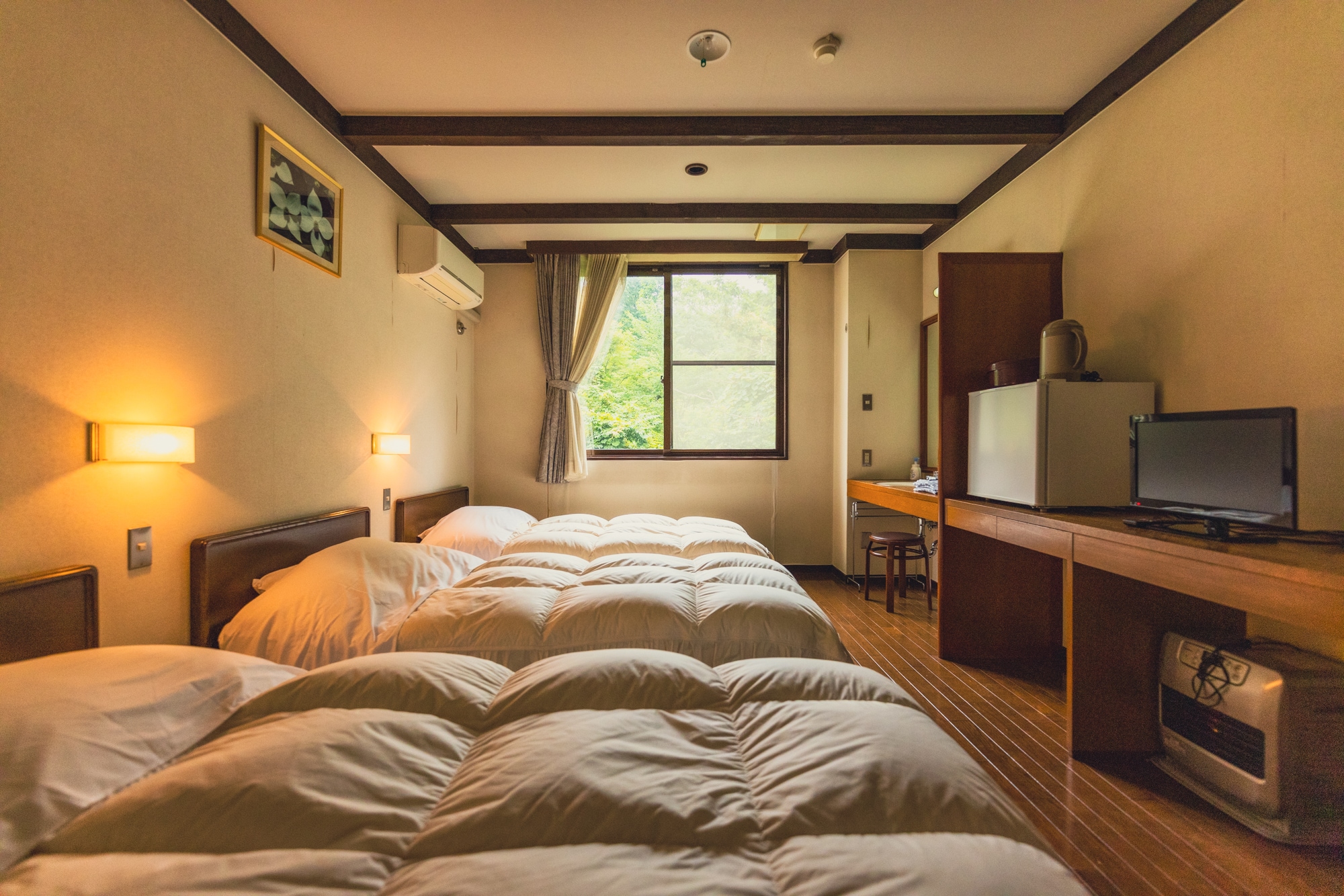 Western-style room for 3 people