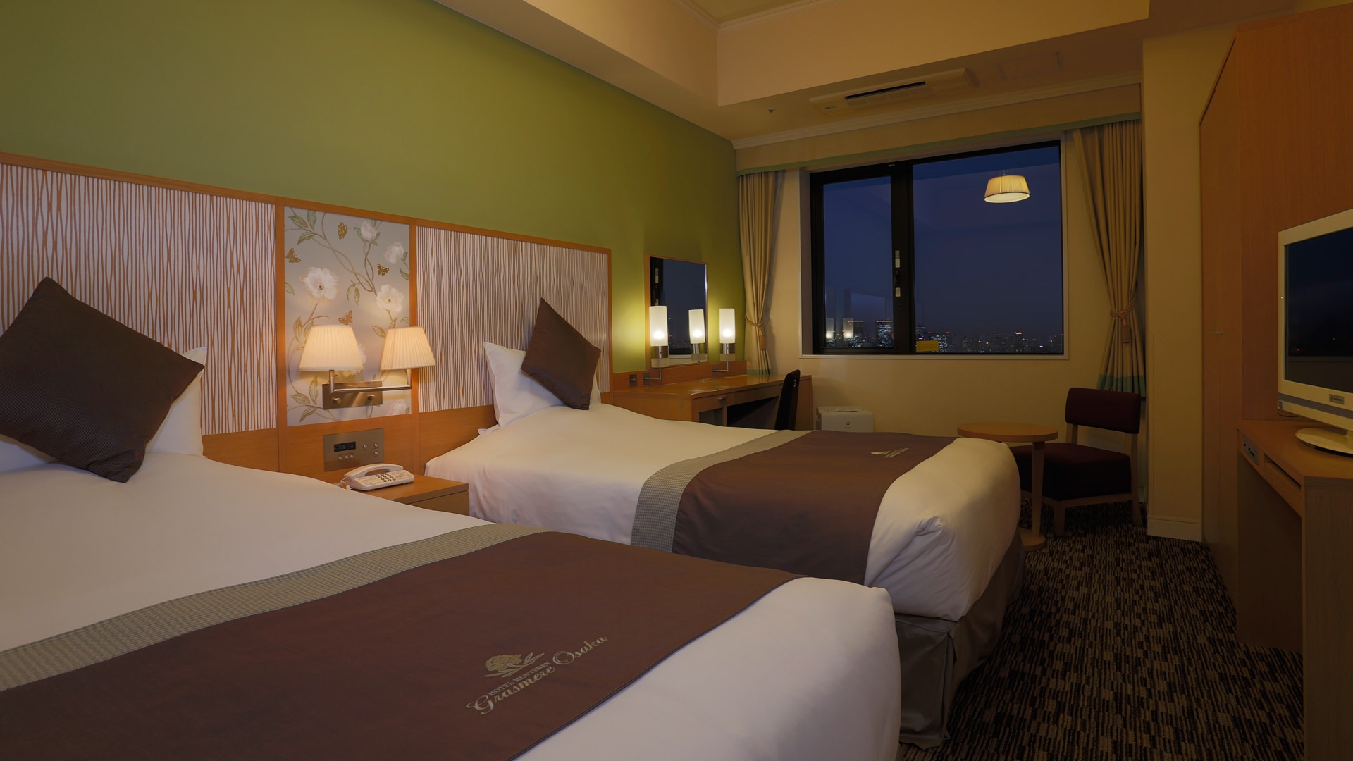 [Guest room] Standard twin (bed width 120 cm & times; 203 cm)