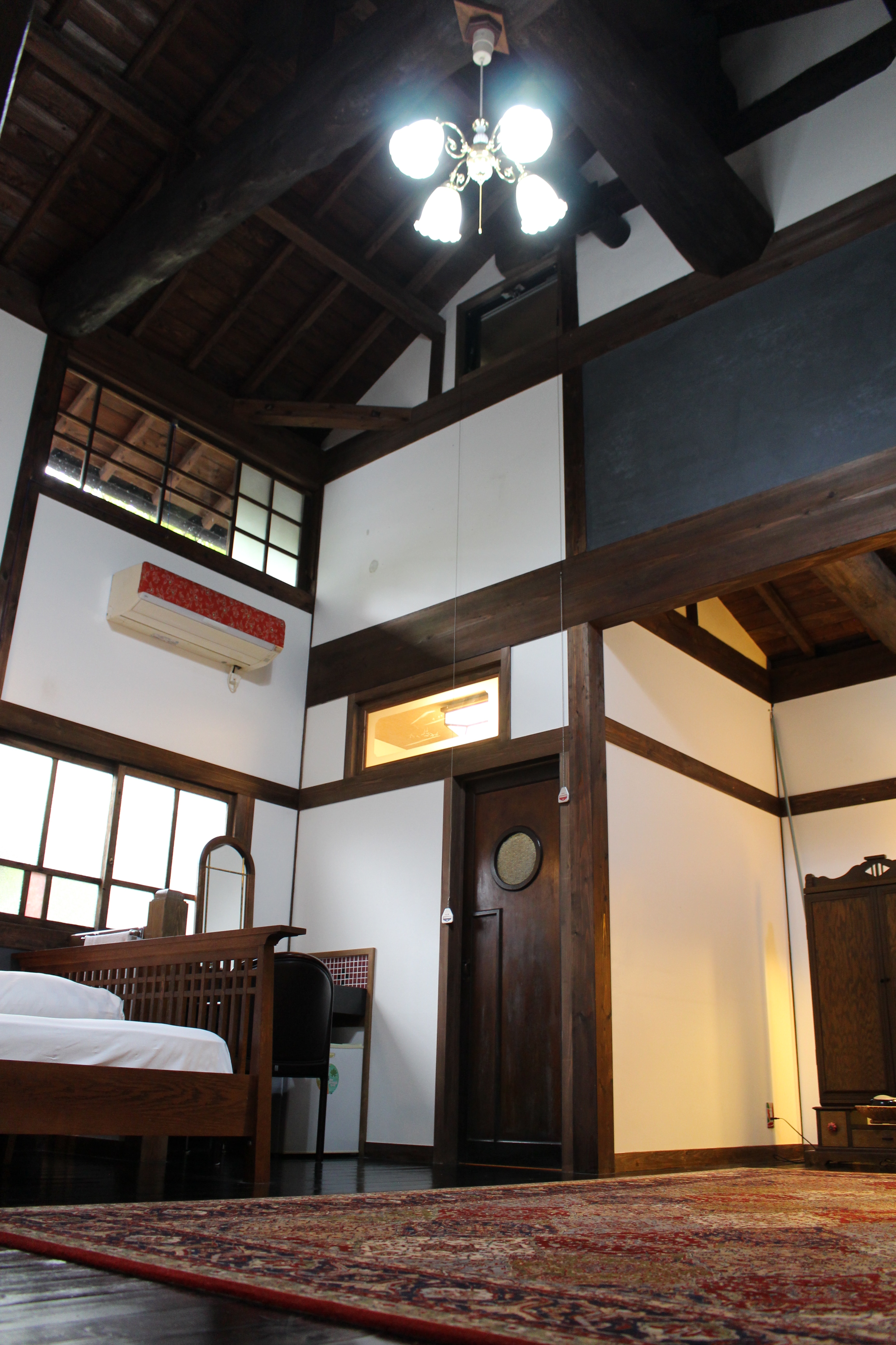In a family type room