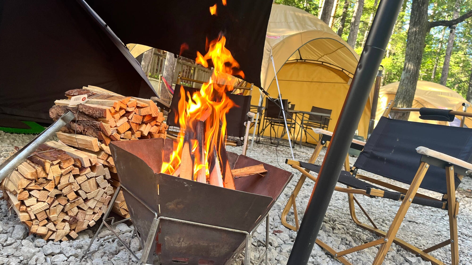 ・[LIN Camping Relaxation] Enjoy nature in a tent! Have a slightly more luxurious camping experience than usual