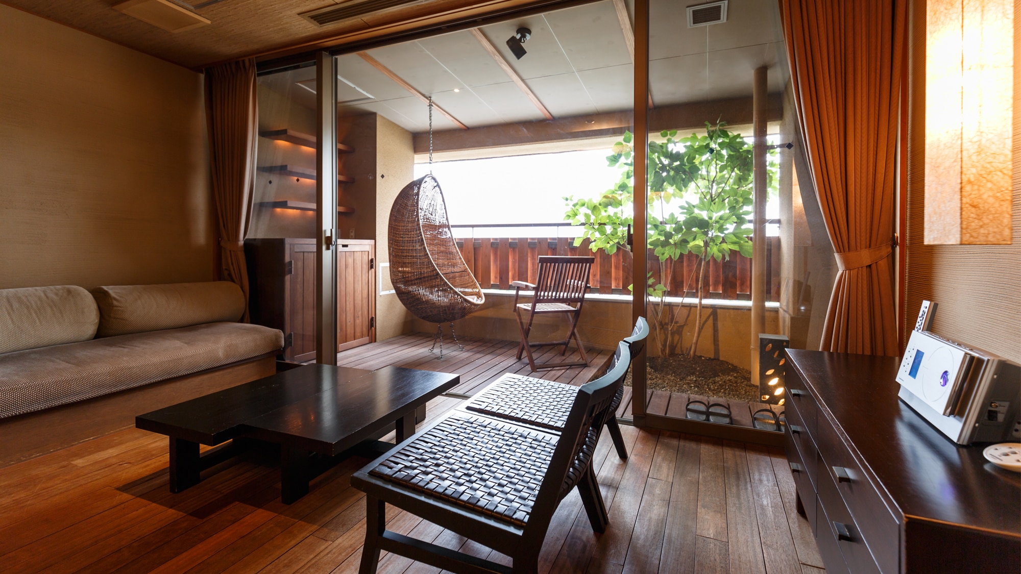 Hoshi no Wing A type suite with open-air bath Japanese and Western room