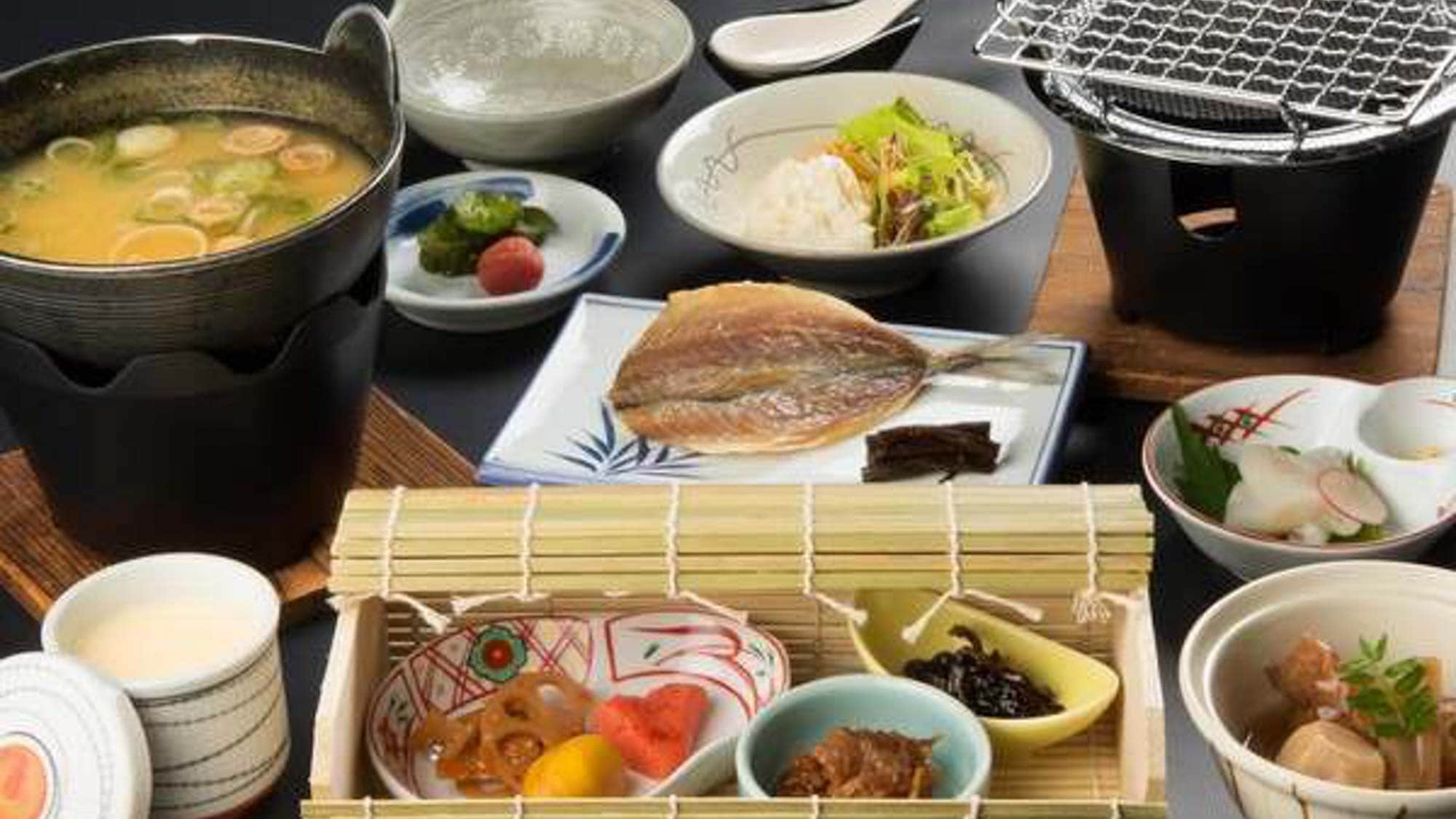 Breakfast example | Japanese set meal