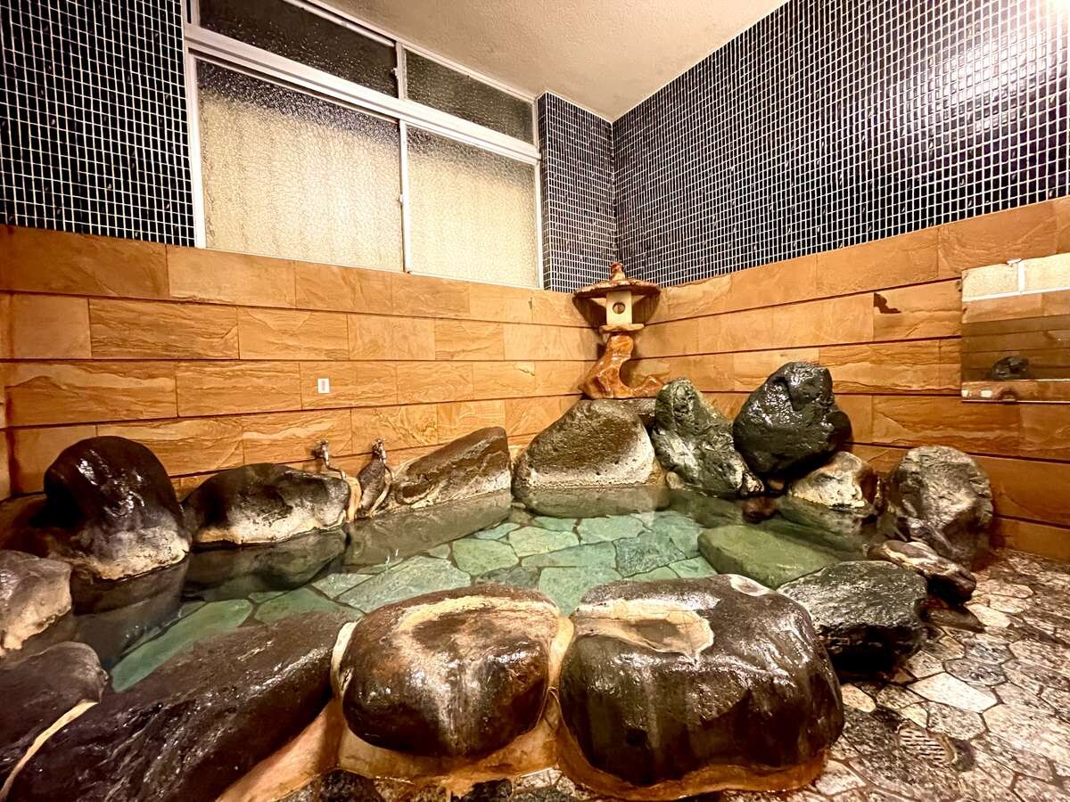 Rock bath in my house
