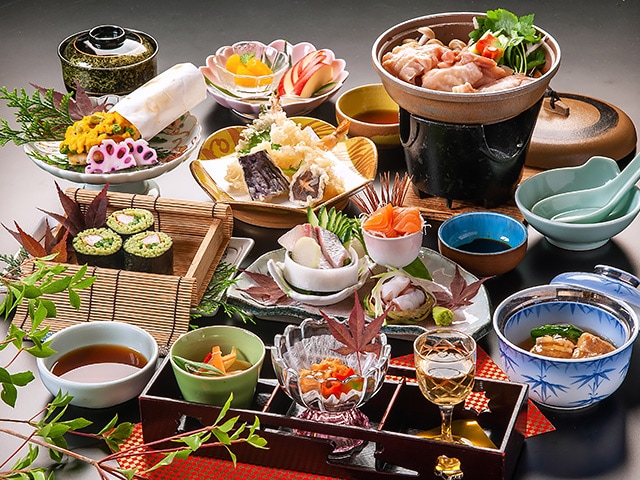 推薦懷石料理（秋季餐點範例）