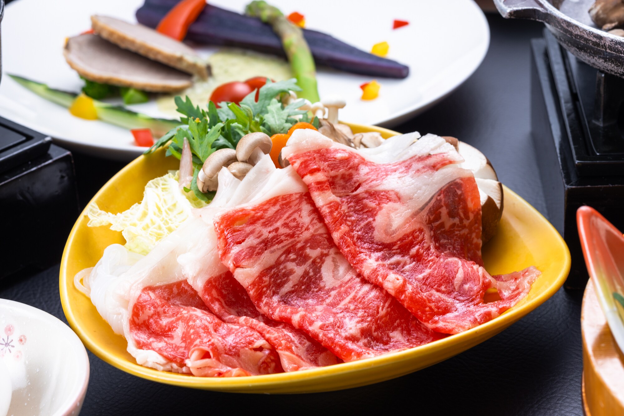 ■上州牛壽喜燒、懷石料理