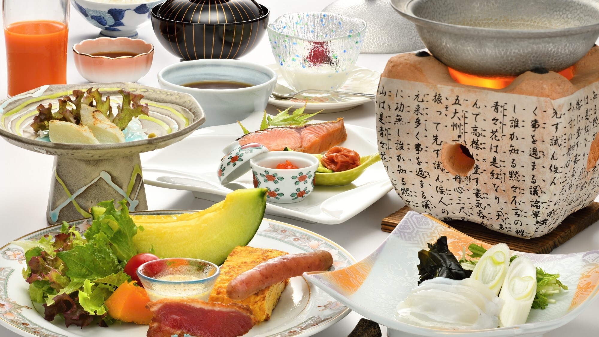 [Breakfast example] A Japanese breakfast made with local ingredients. A breakfast menu to help you start your day.