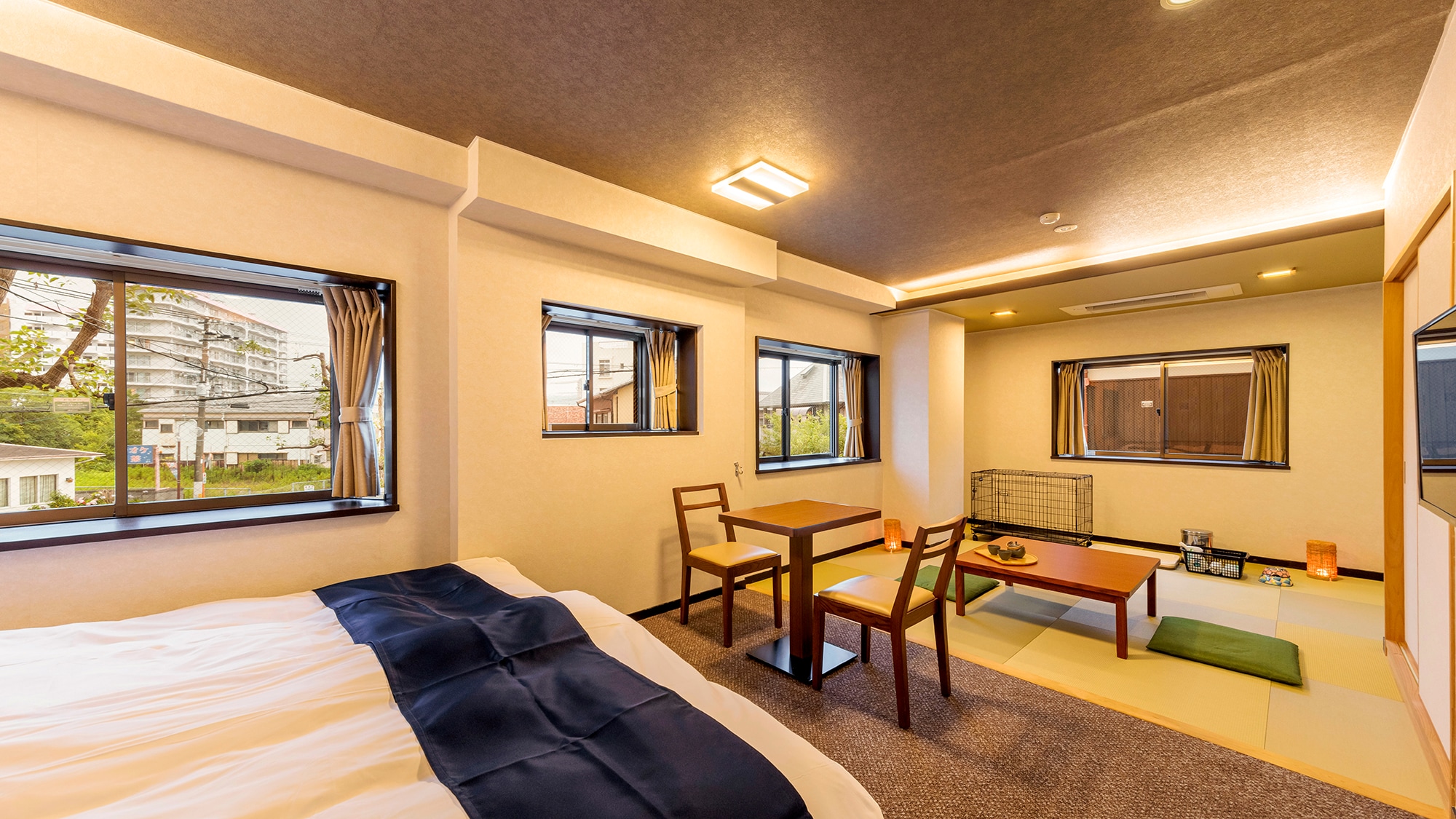 Dog standard Japanese-Western room *An example of a guest room