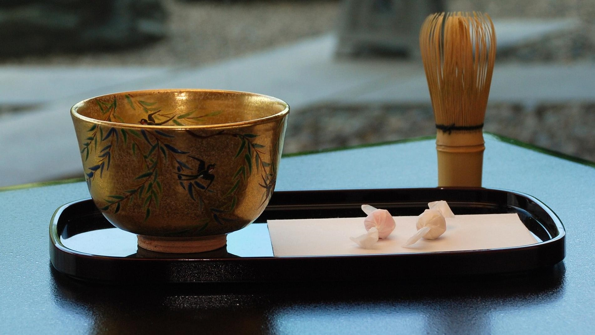 Matcha and Sanuki Wasanbon