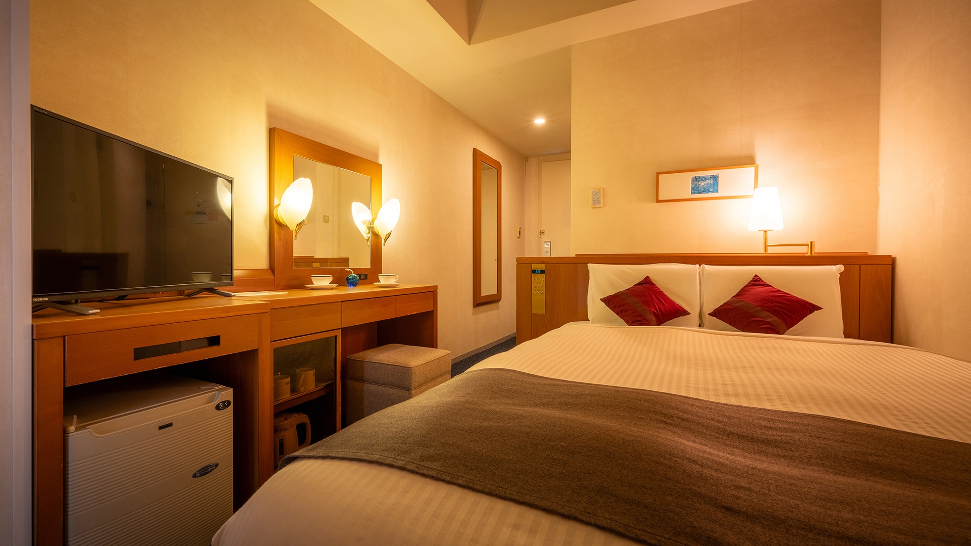 [Comfort: Double] A relaxing space to make your trip a little more luxurious.