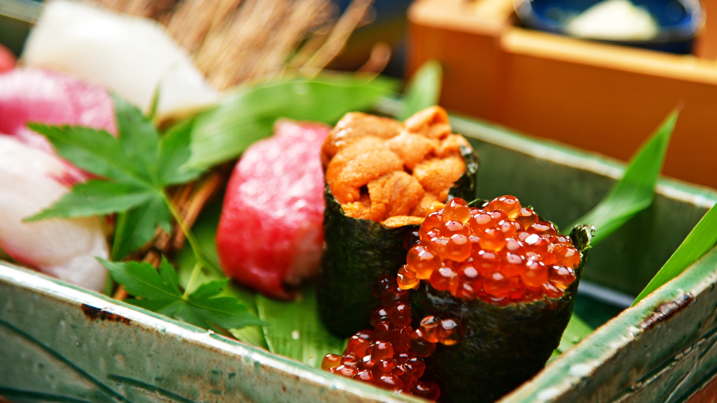 [Meals] Sushi kaiseki, nine pieces of luxurious sushi