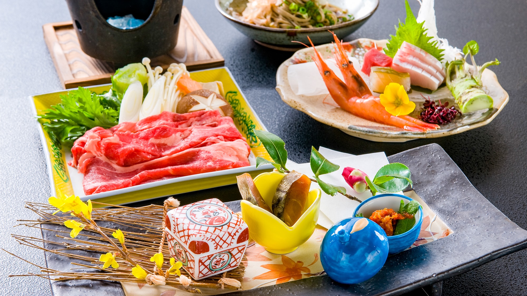 [Dinner] Haiya's local kaiseki course meal using seasonal ingredients
