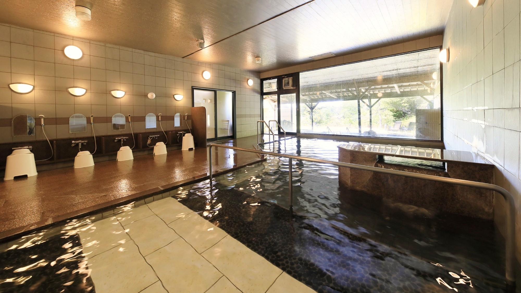 Hot spring bath_Men's indoor bath