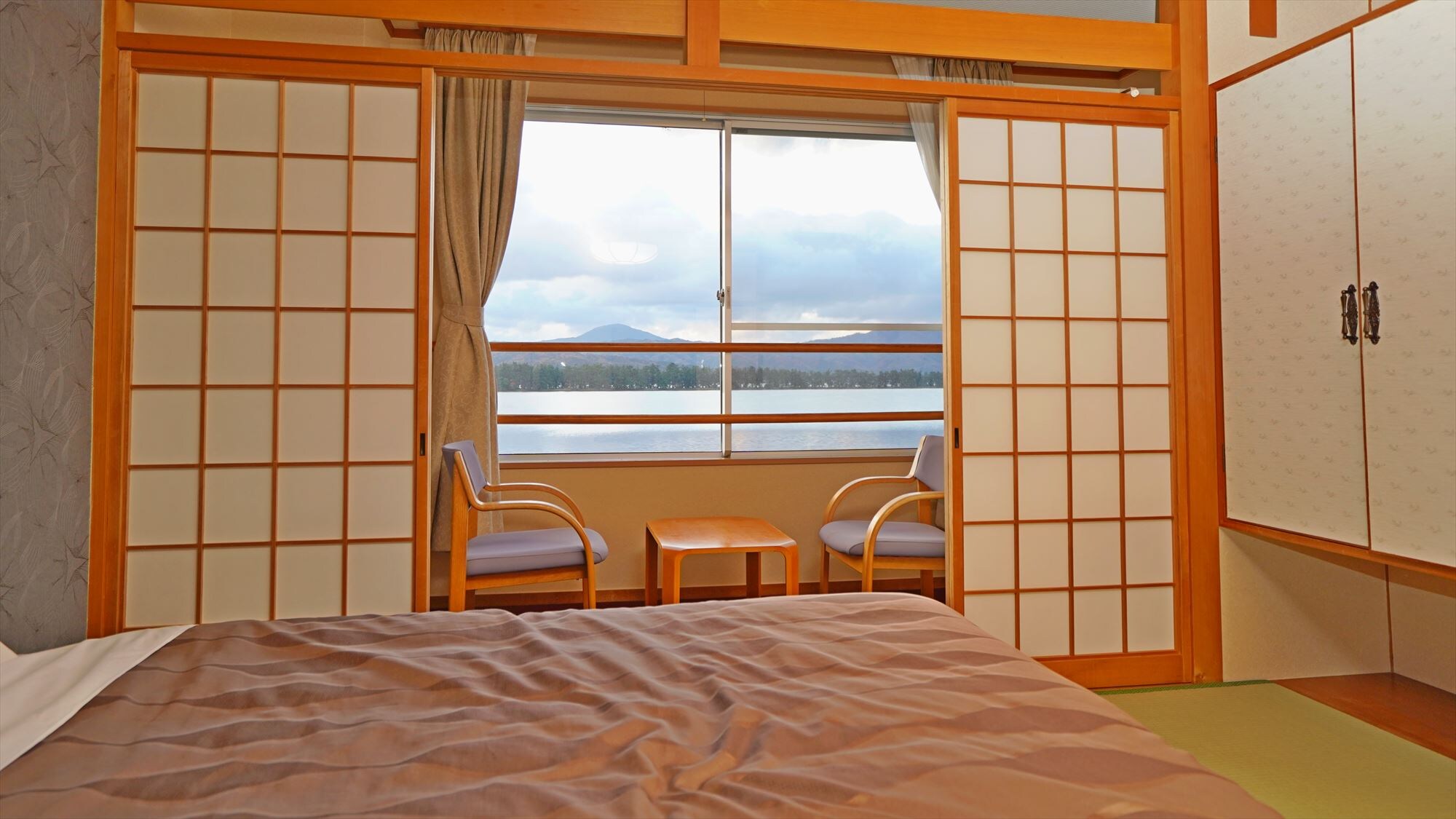 Heavenly bridge seen from the room