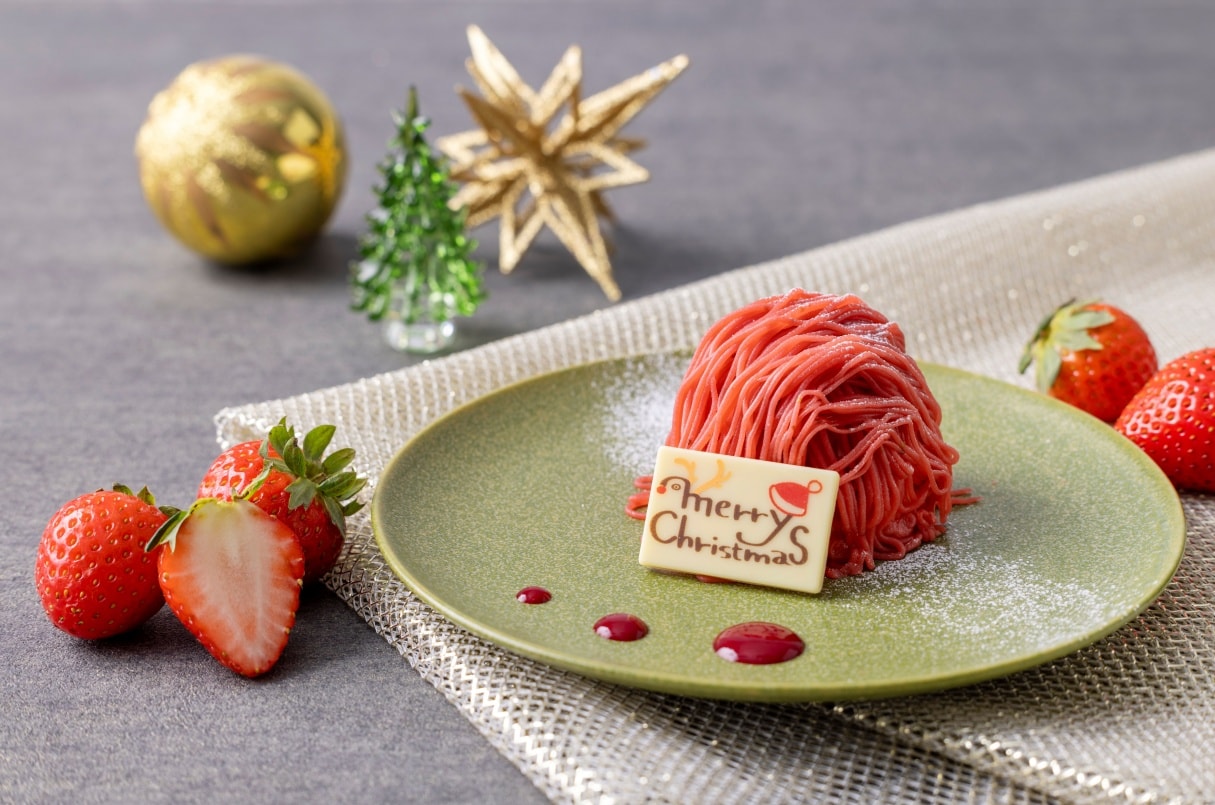 ●クリスマス用ストロベリーモンブラン