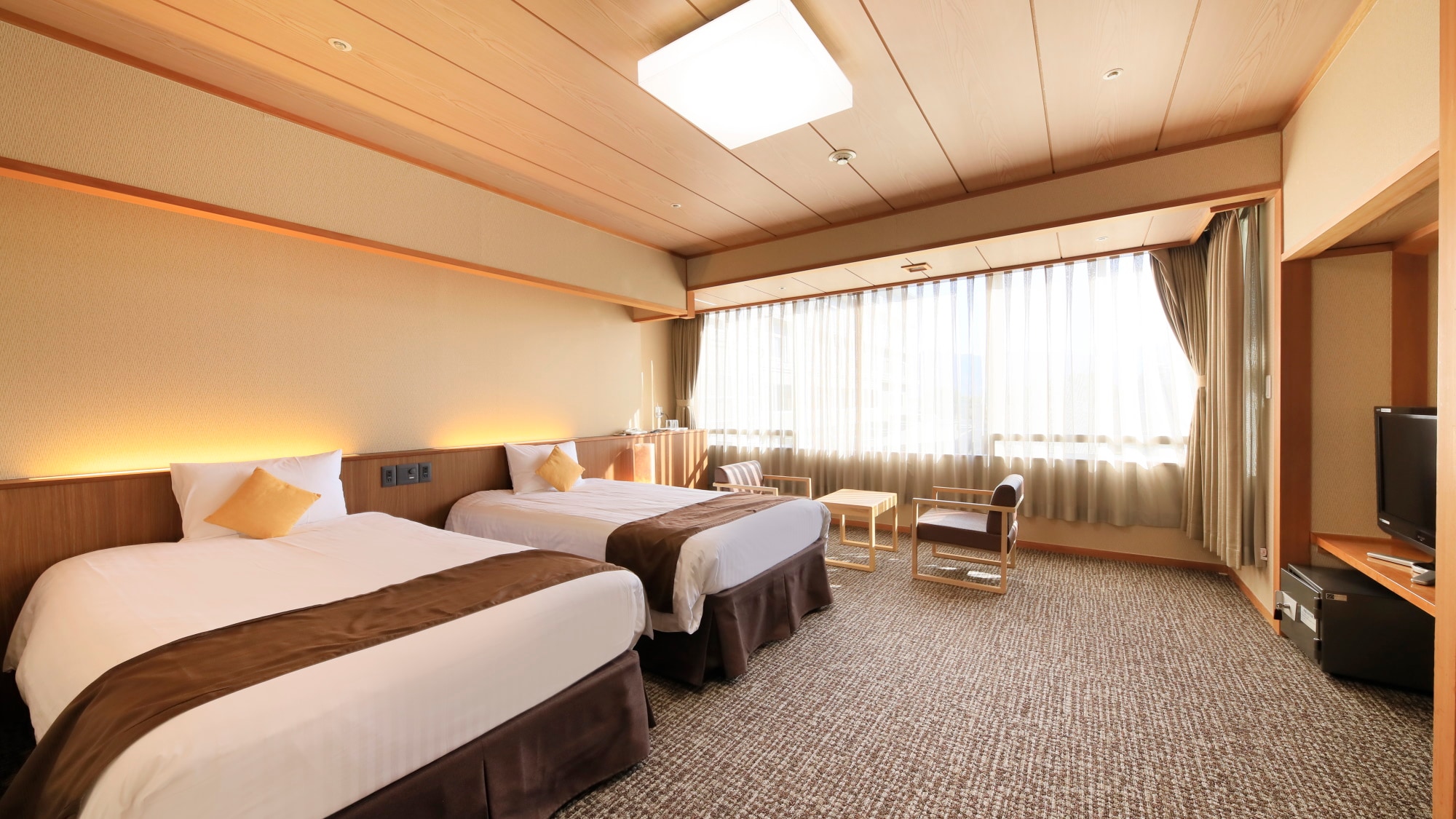 [Japanese-style twin room (with shower and toilet)]