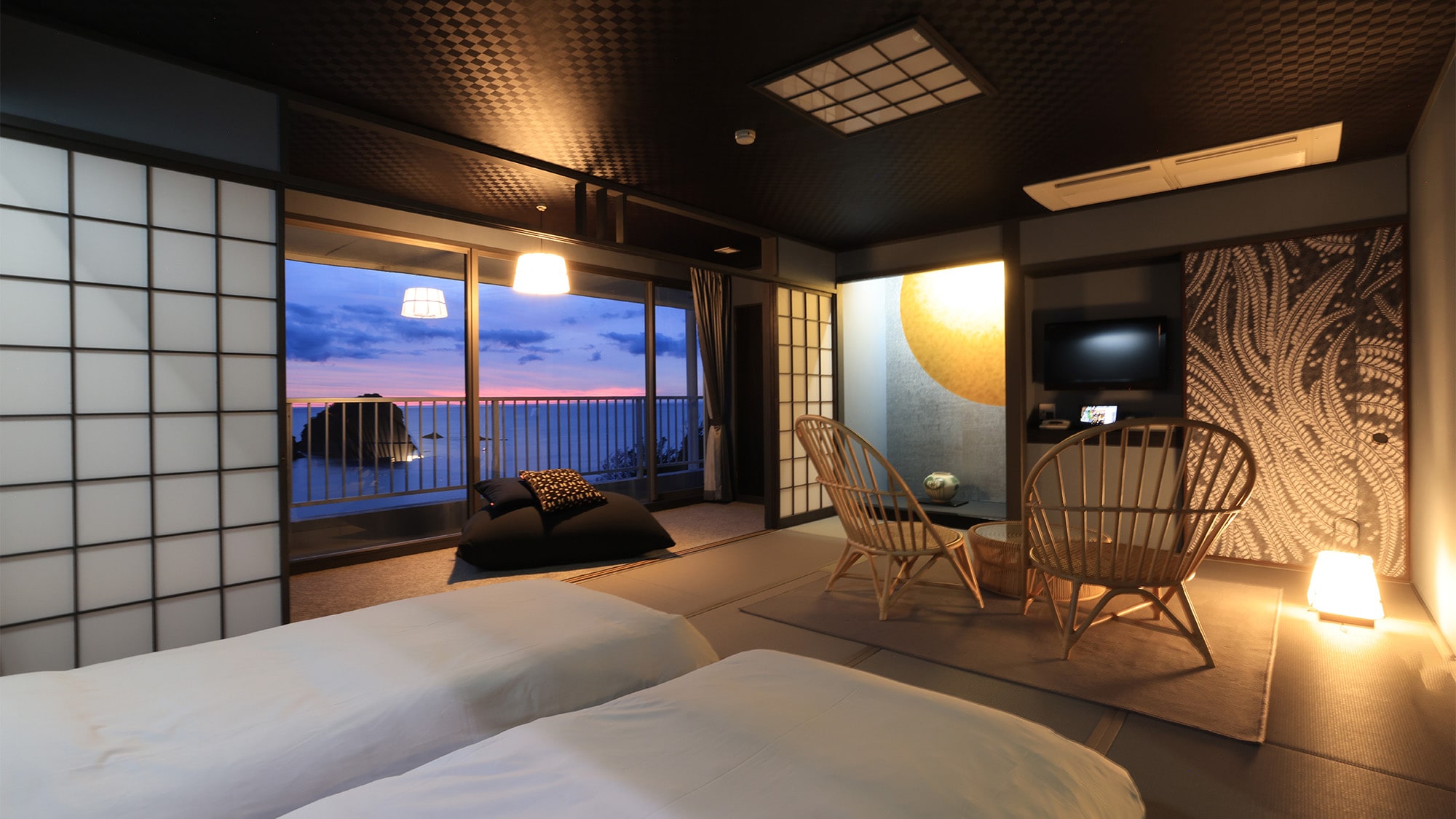 [Kamar tamu] Kamar bergaya Jepang dengan 12 tikar tatami (tempat tidur bergaya Jepang) <Baru direnovasi pada bulan Desember 2023>