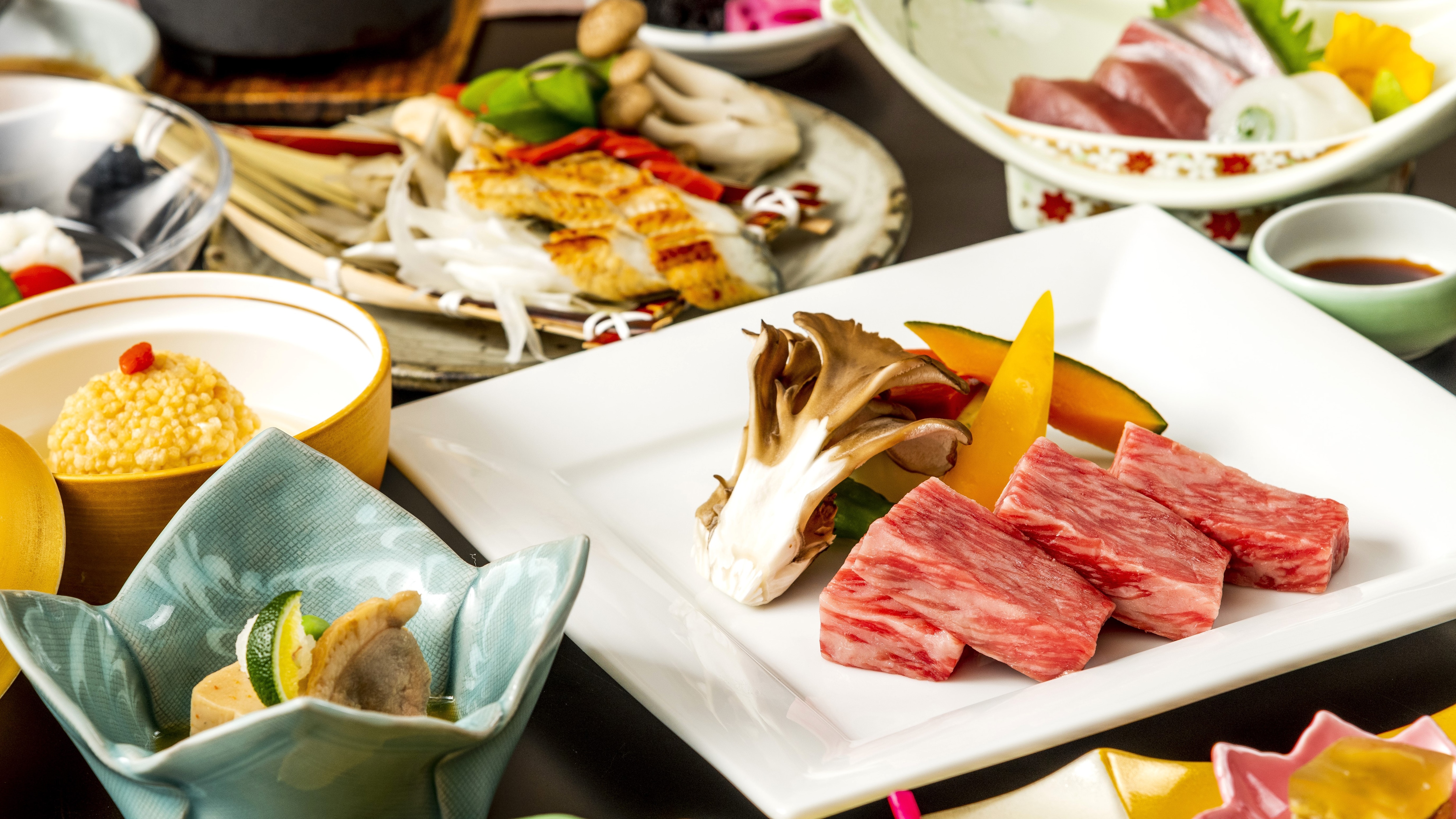 Omi beef steak banquet (image)