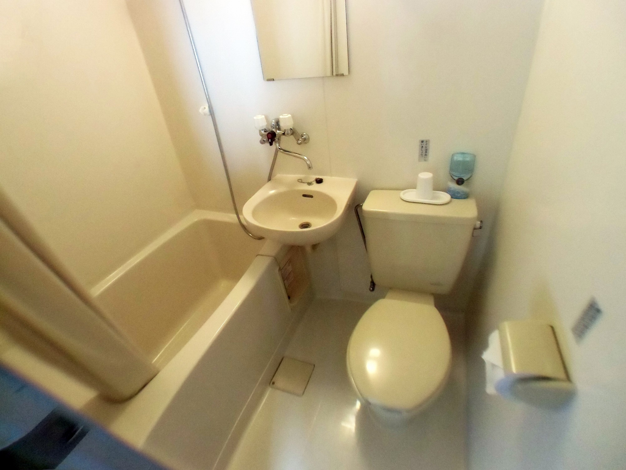 Unit bath and toilet