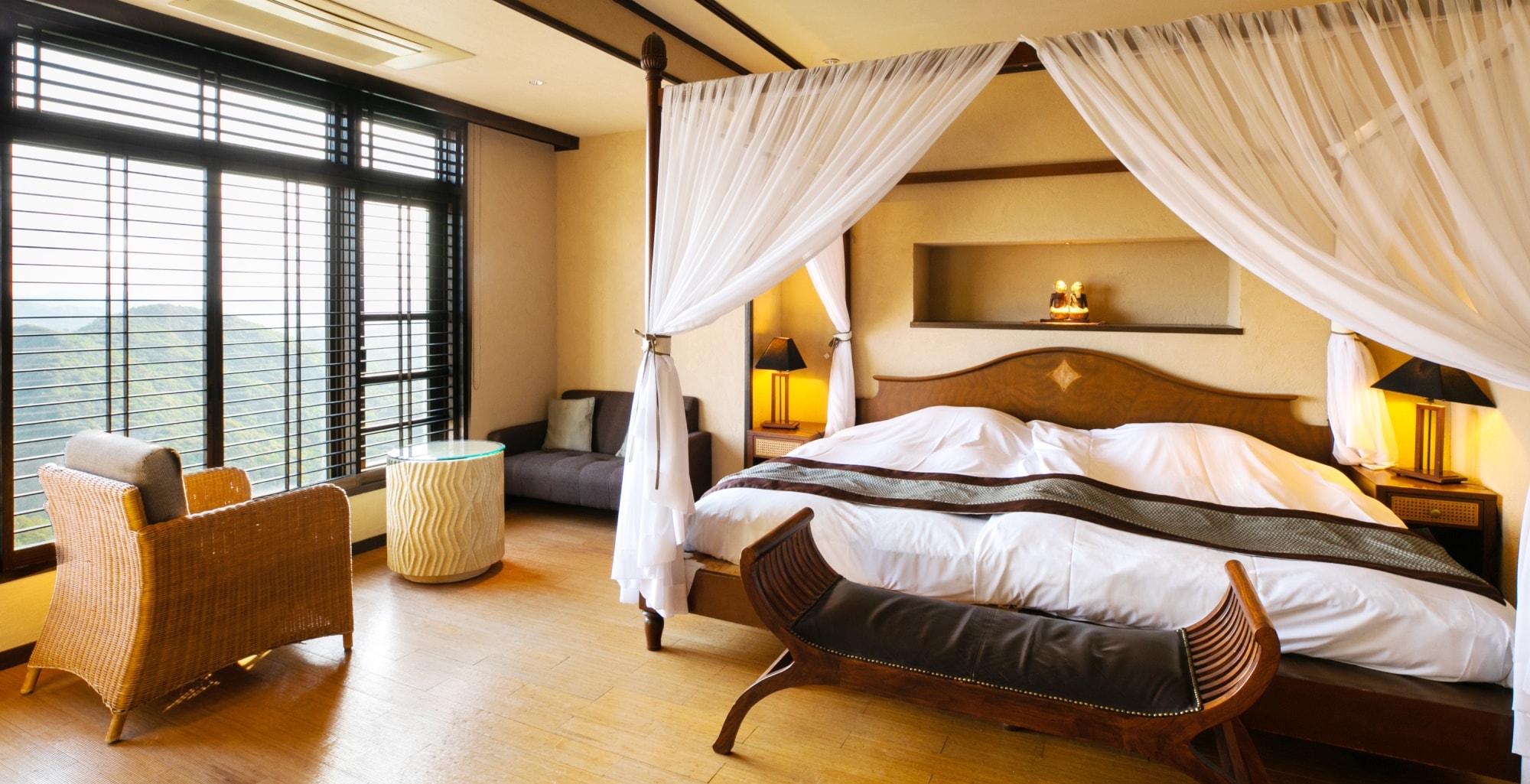 ★ [Guest room with hot spring open-air bath] Unpa (Japanese and Western room)