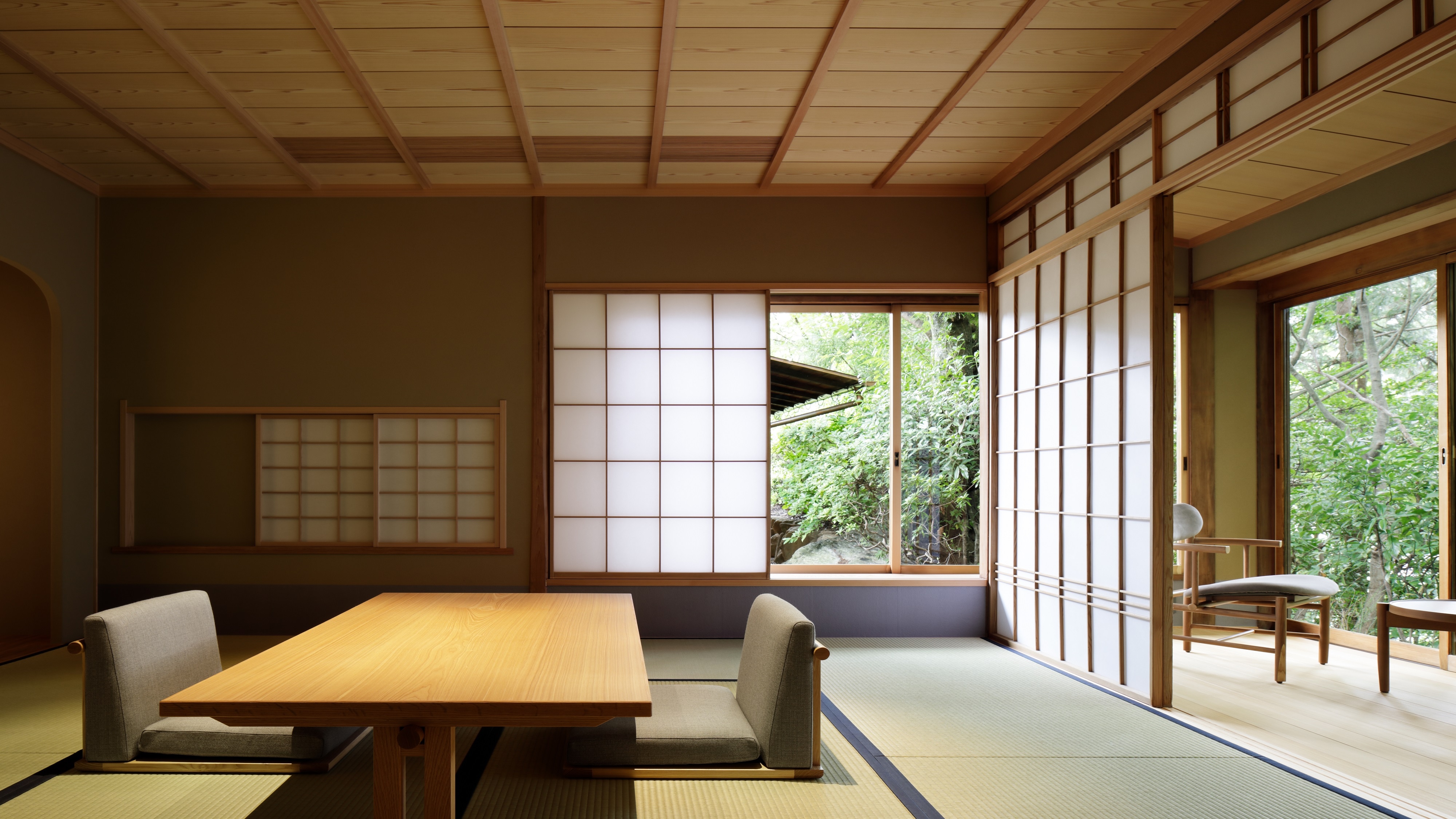 Sukiya style annex "Kasuien" 2 single beds, about 100 square meters