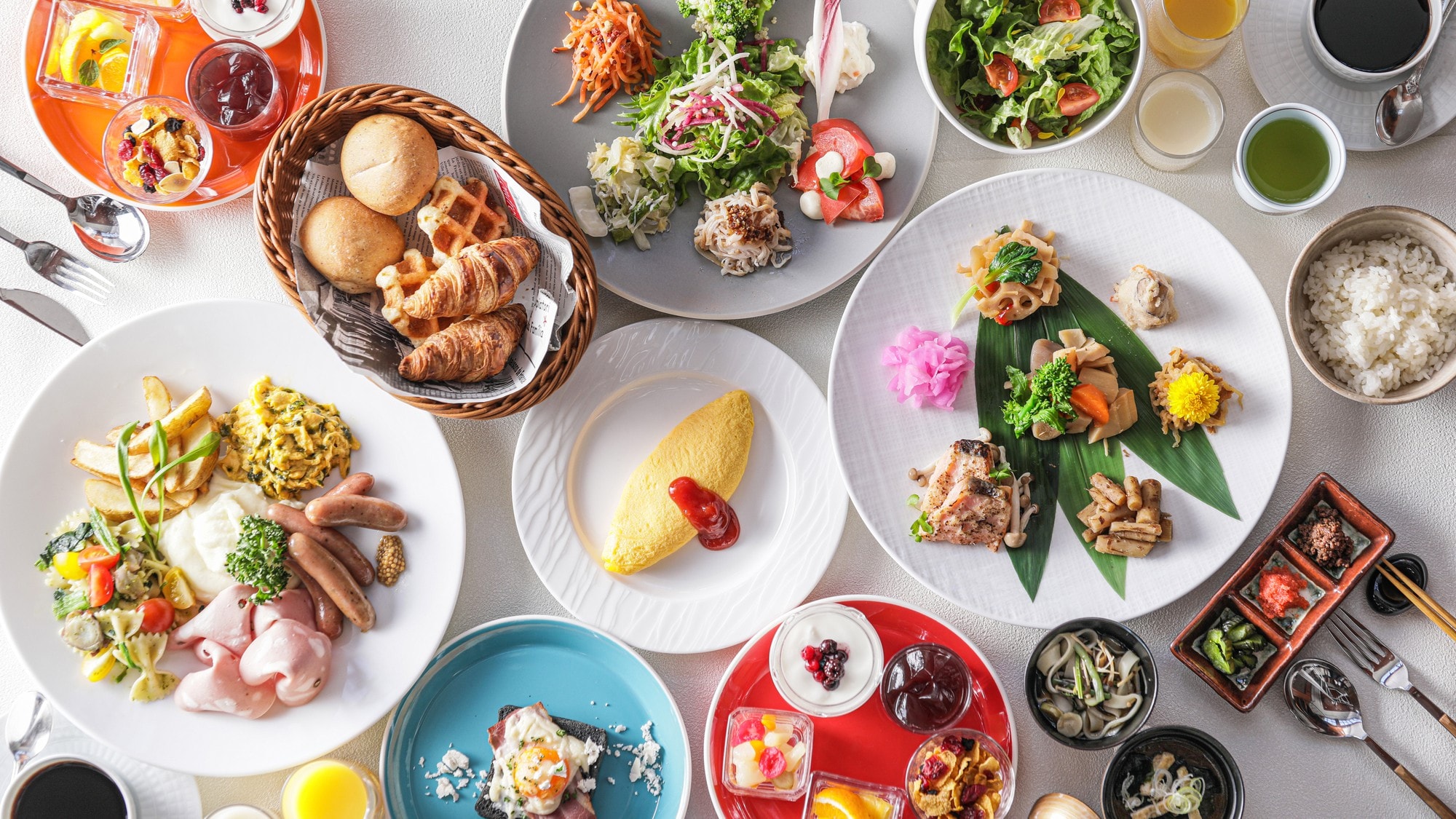 【廚師現場廚房】這是早餐的例子。 「新鮮製作，有趣又美味」的現場體驗♪