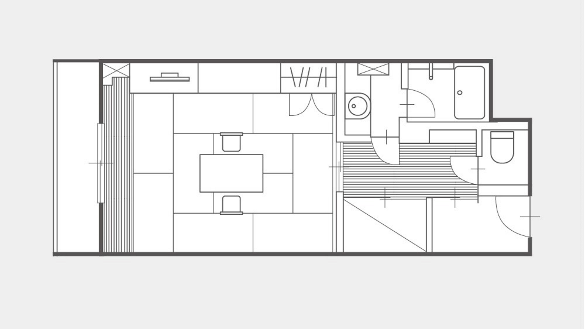Japanese-style room (drawing illustration)