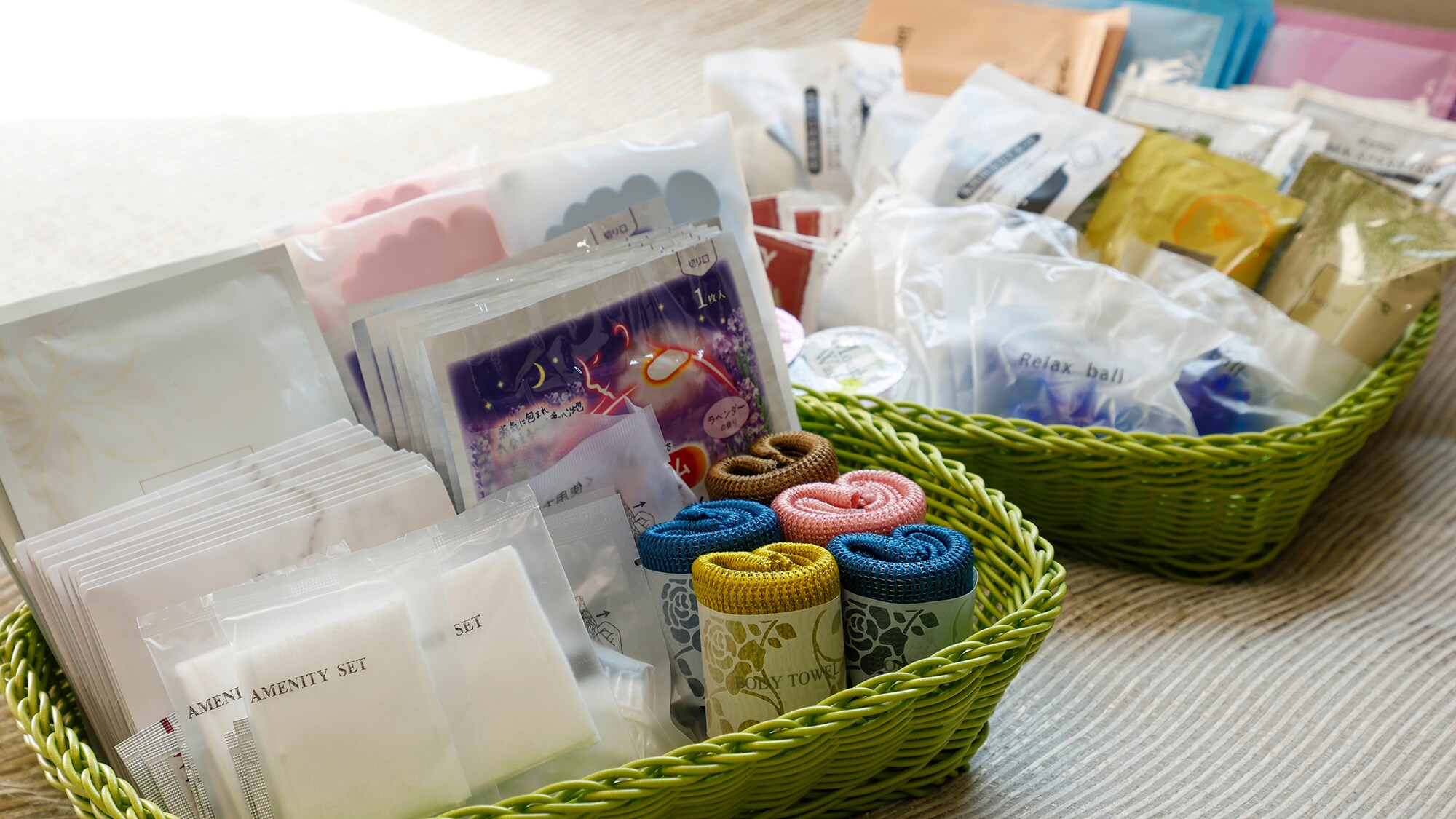 <Women only> [Amenity bar] Free skin care products, hot eye masks, and other relaxing items♪