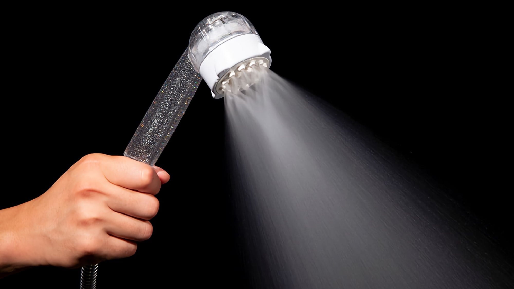 All guest rooms are equipped with a shower head called Mirable, which looks like a facial massager.