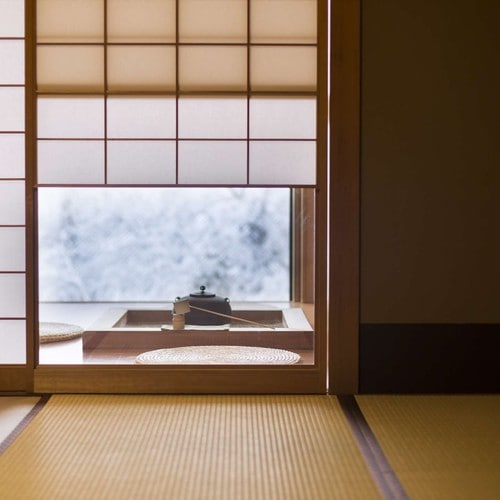 Pure Japanese room 12.5 tatami + hearth room