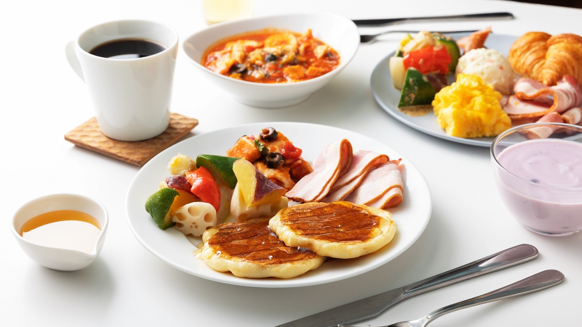 Breakfast image (light meal buffet)