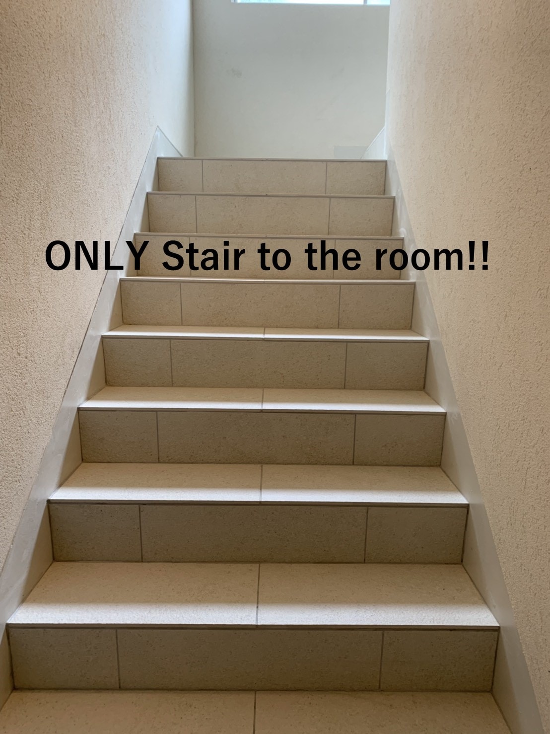 Our hotel has stairs only