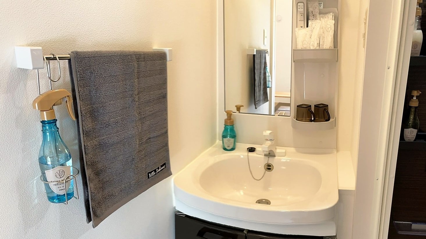 Guest room: Separate washbasin (example)
