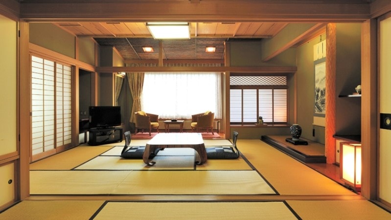Japanese-style room 10 tatami mats + 6 tatami mats + terrace / bath / toilet