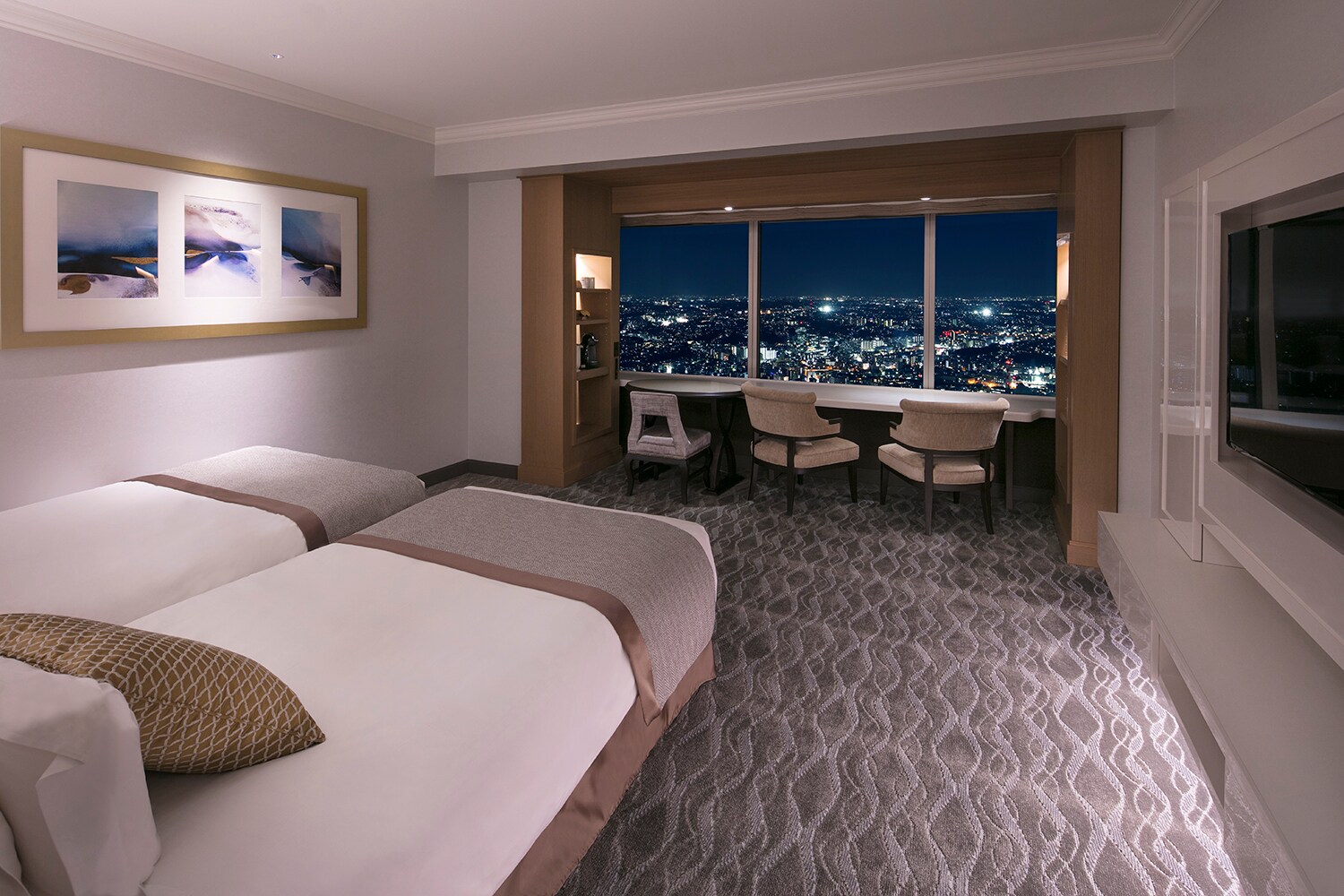 Sky Resort Floor "Atelier" Deluxe Twin City View