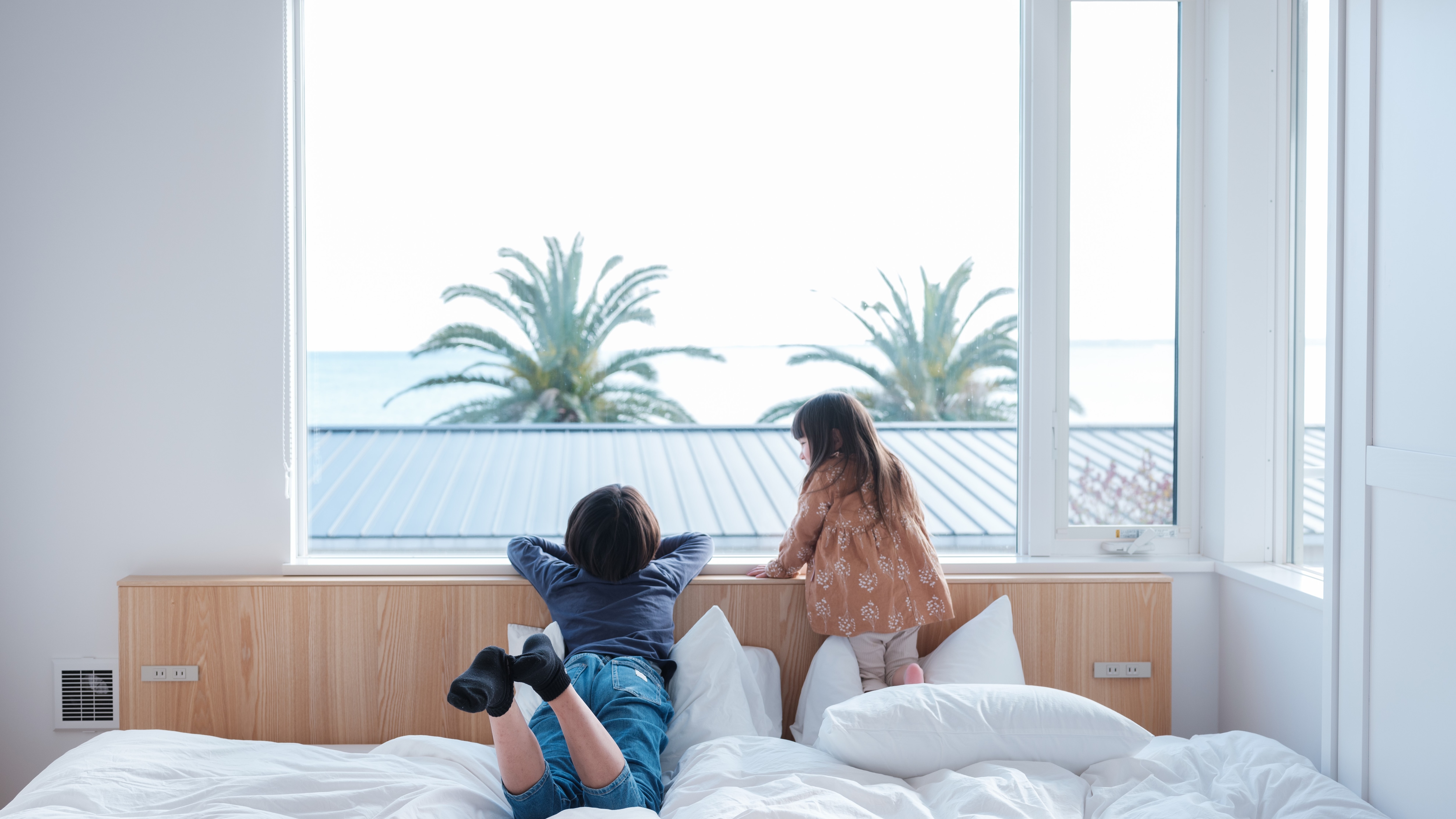 [Maisonette double terrace] A spacious maisonette room for families.