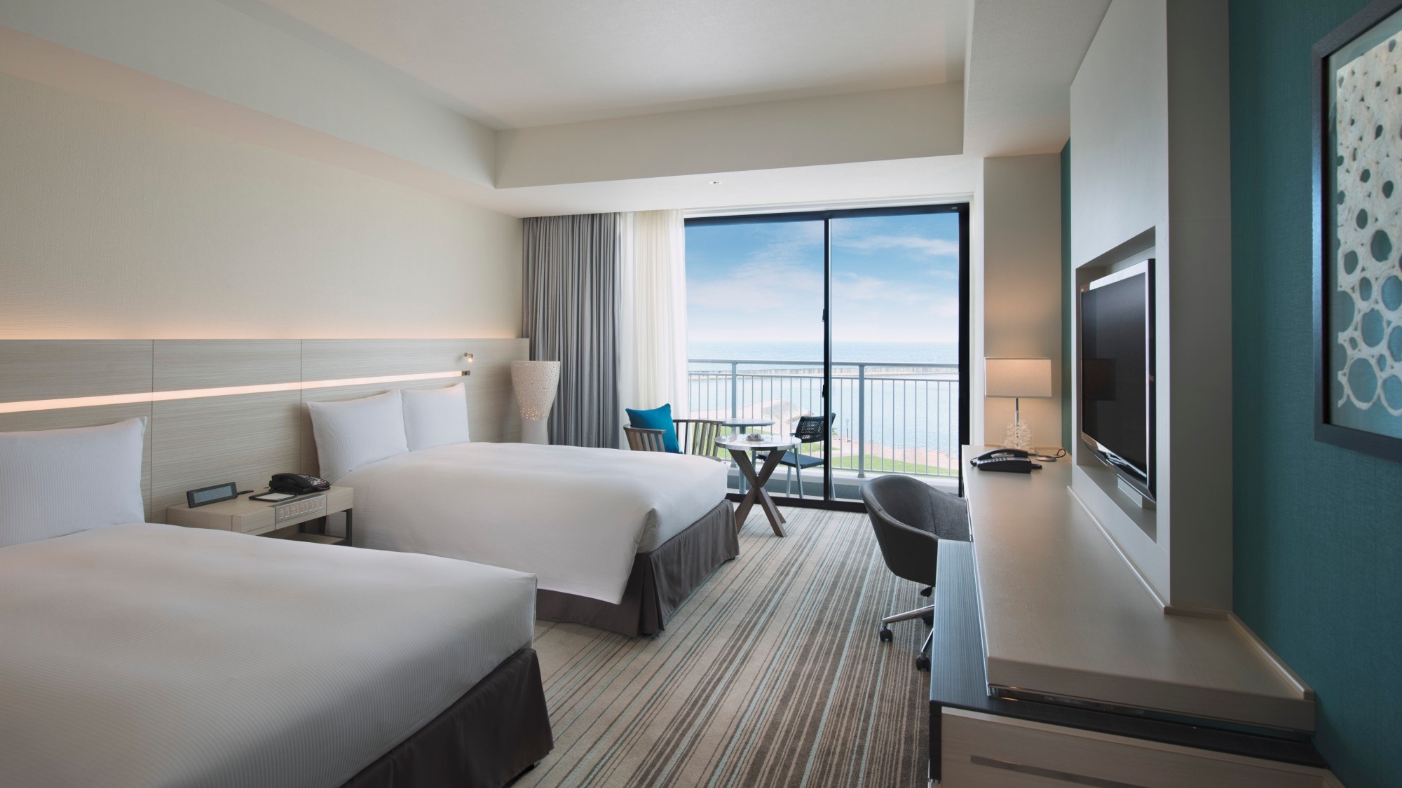 [Ocean View Room] Twin bed
